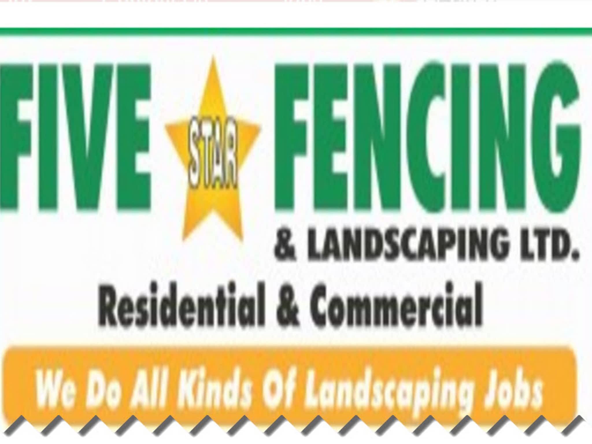photo Five Star Fencing & Landscaping