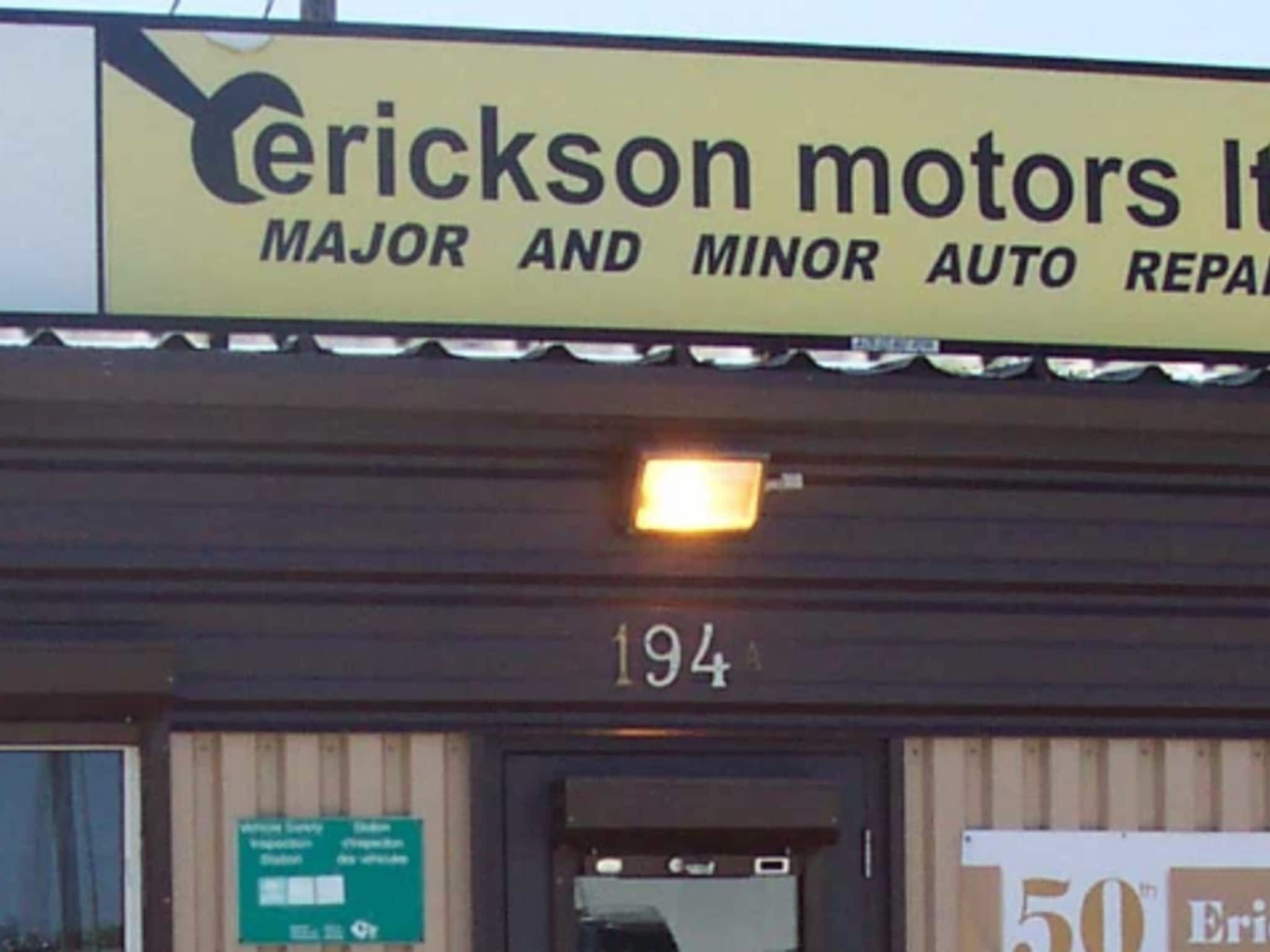 photo Erickson Motors