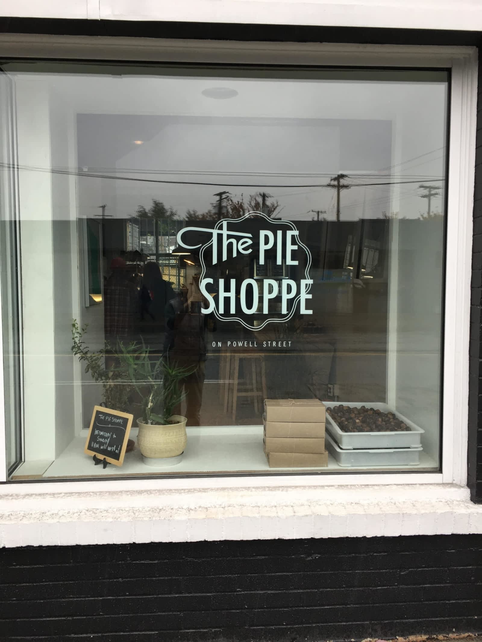 The Pie Shoppe Menu Hours Prices 1875 Powell St Vancouver BC   The Pie Shoppe Storefront 2 