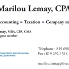 Marilou Lemay, CPA - Chartered Professional Accountants (CPA)