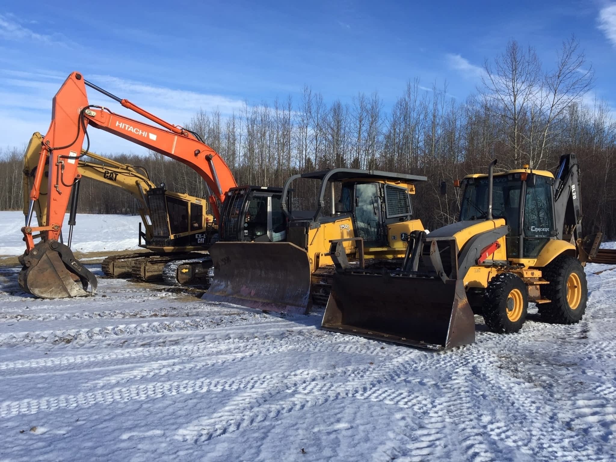 photo Concept Contracting Backhoe