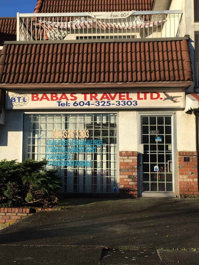 Babas Travel - Opening Hours - 8163 Main St, Vancouver, BC