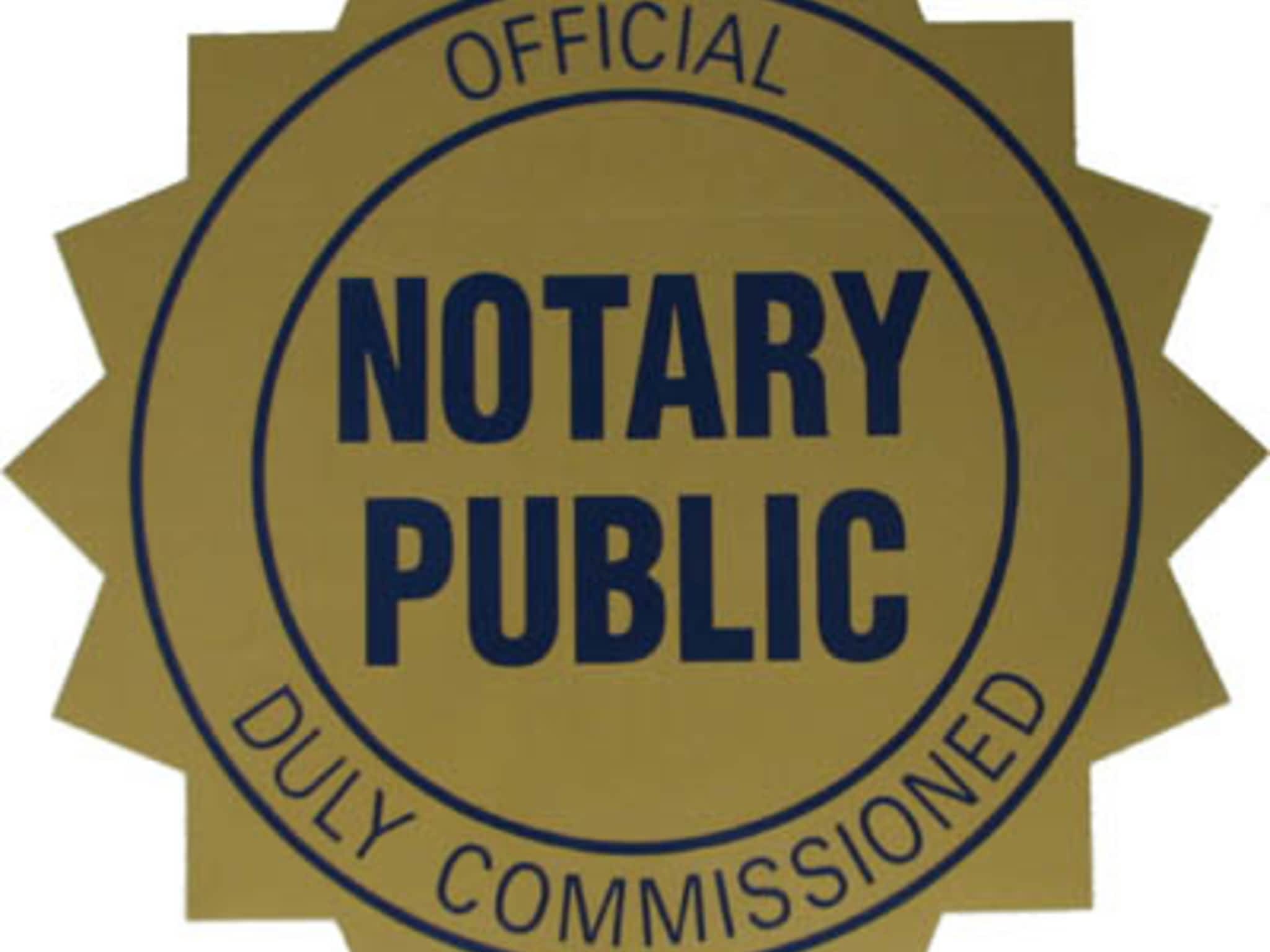 photo Notary Public & Commissioner of Oaths