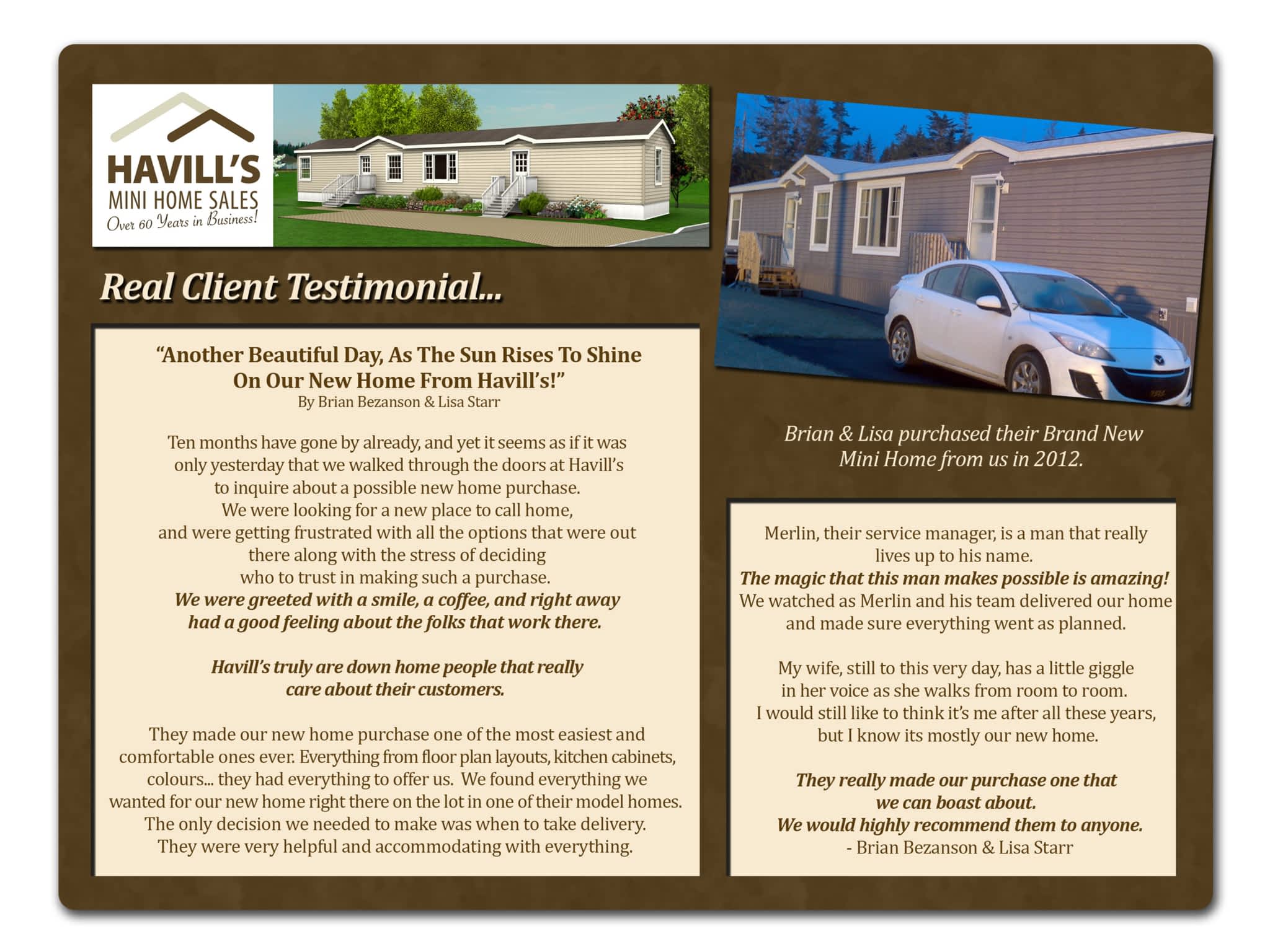photo Havill's Mini & Mobile Homes Sales