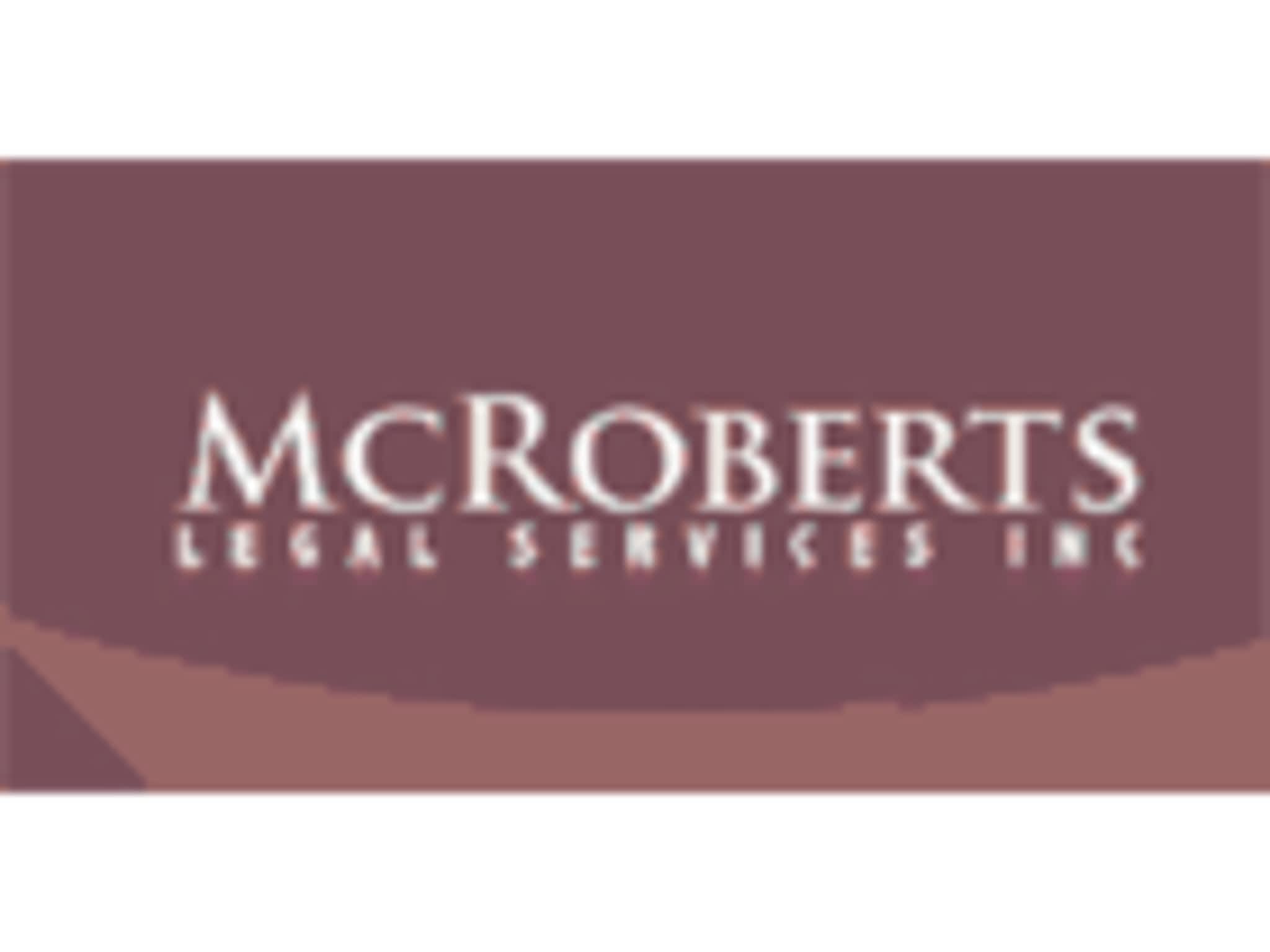 photo McRoberts Legal Services Inc