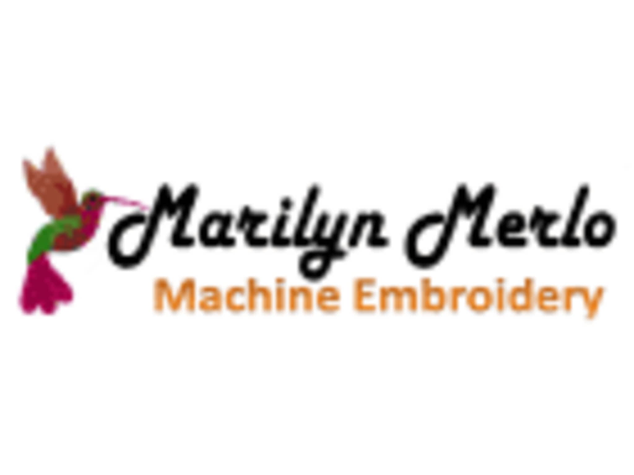 photo Marilyn Merlo Machine Embroidery