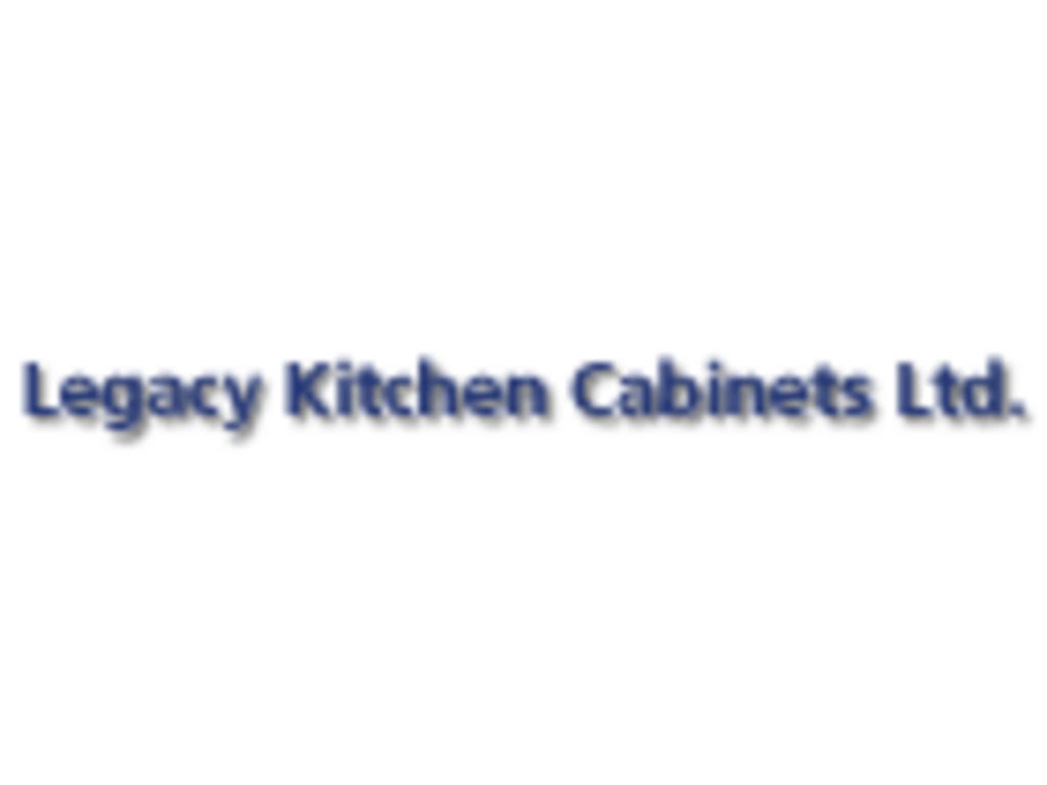 photo Legacy Kitchen Cabinets Ltd