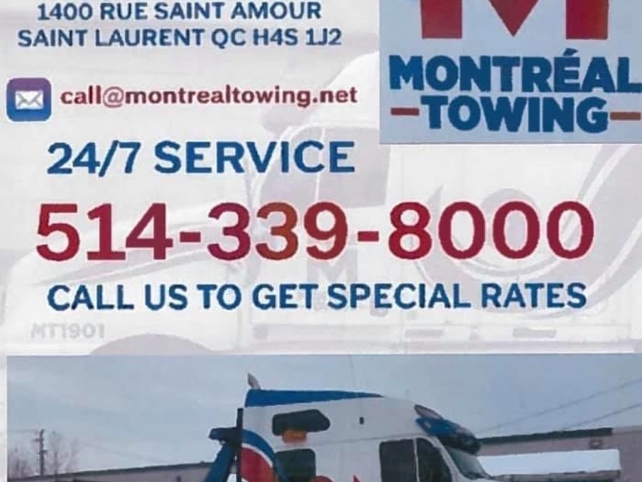 photo Montreal Towing INC