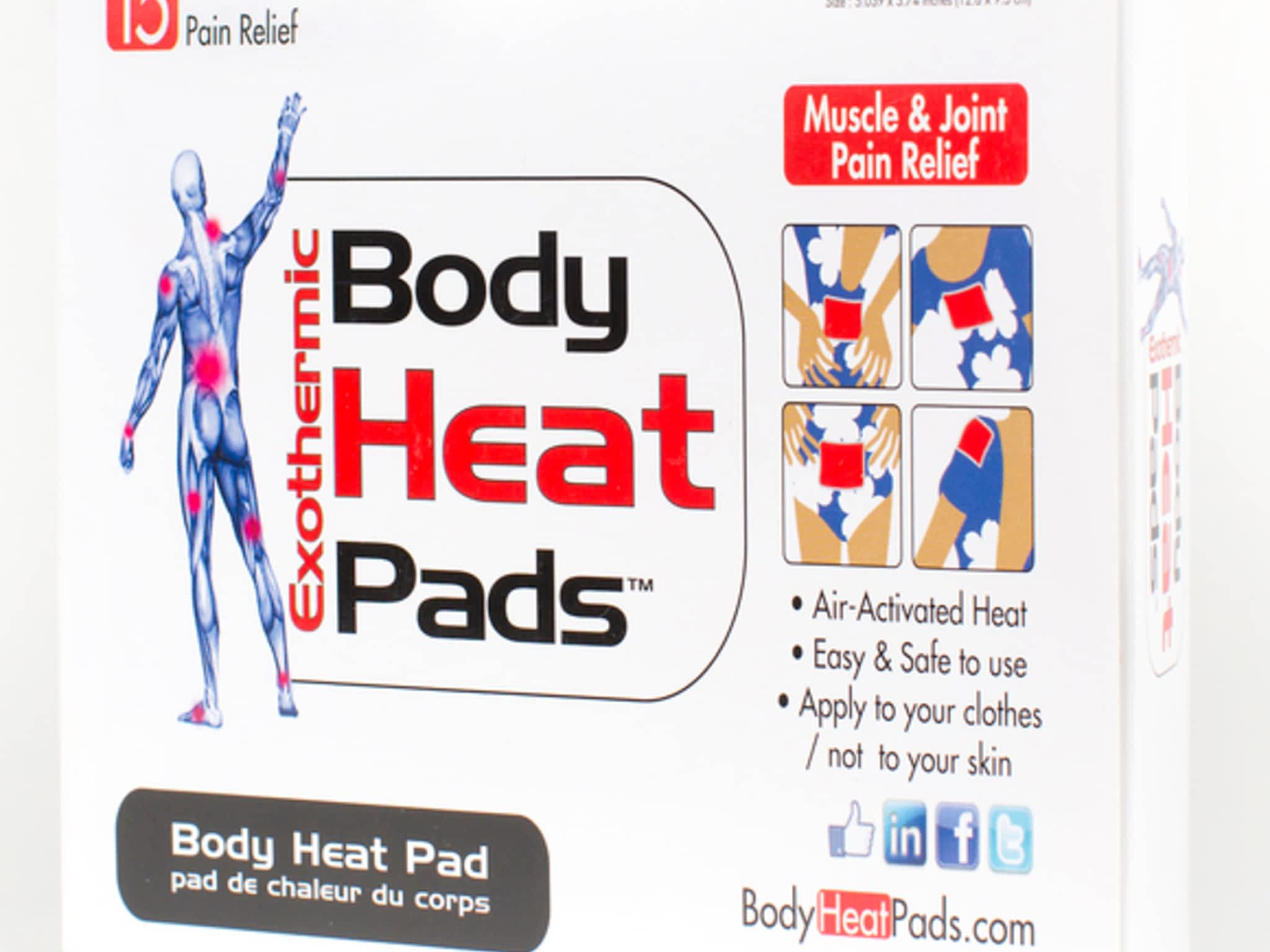 photo Exothermic Body Heat Pads