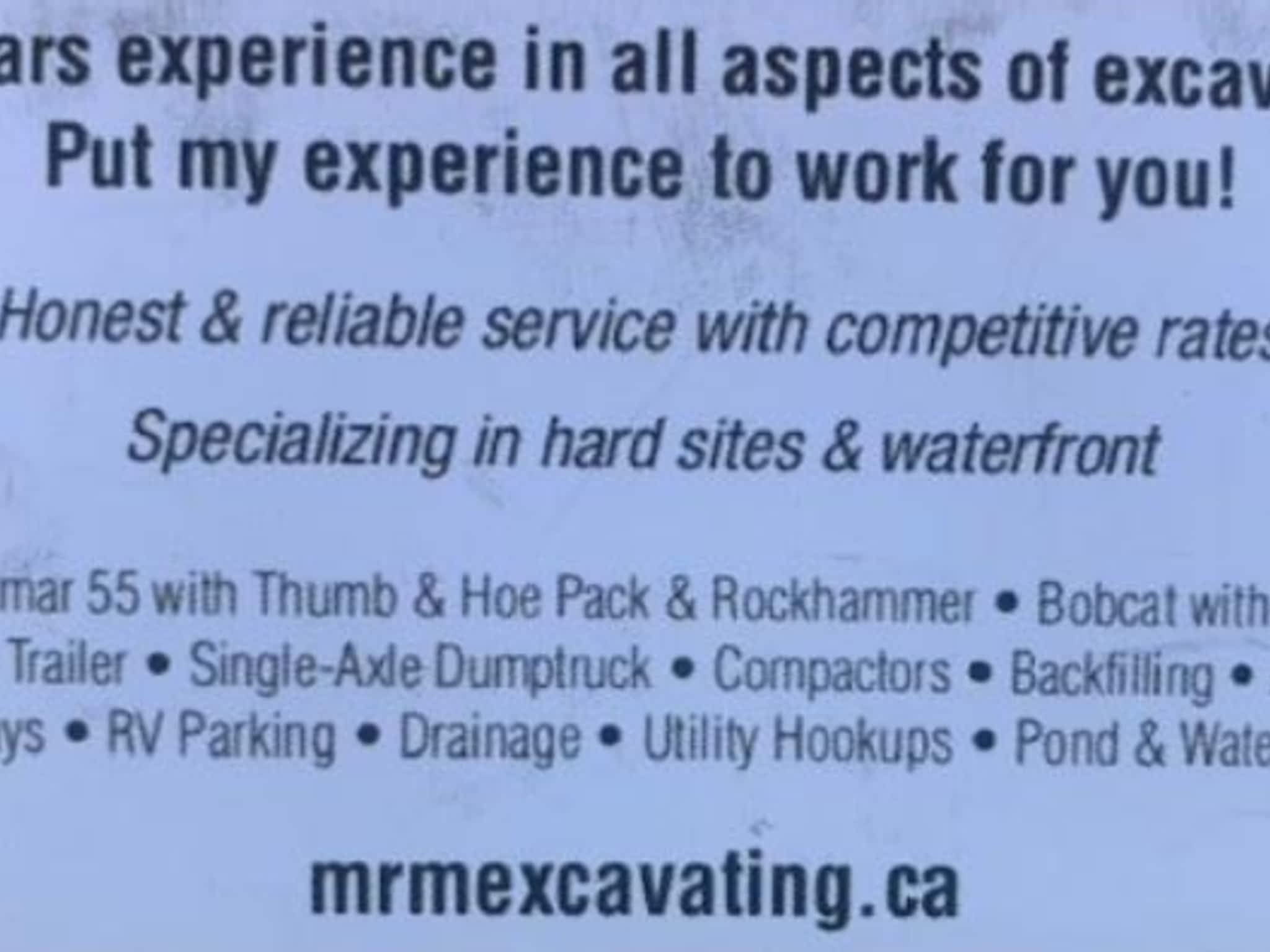 photo MRM Excavating