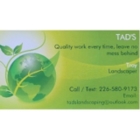 Tad's Landscaping - Logo