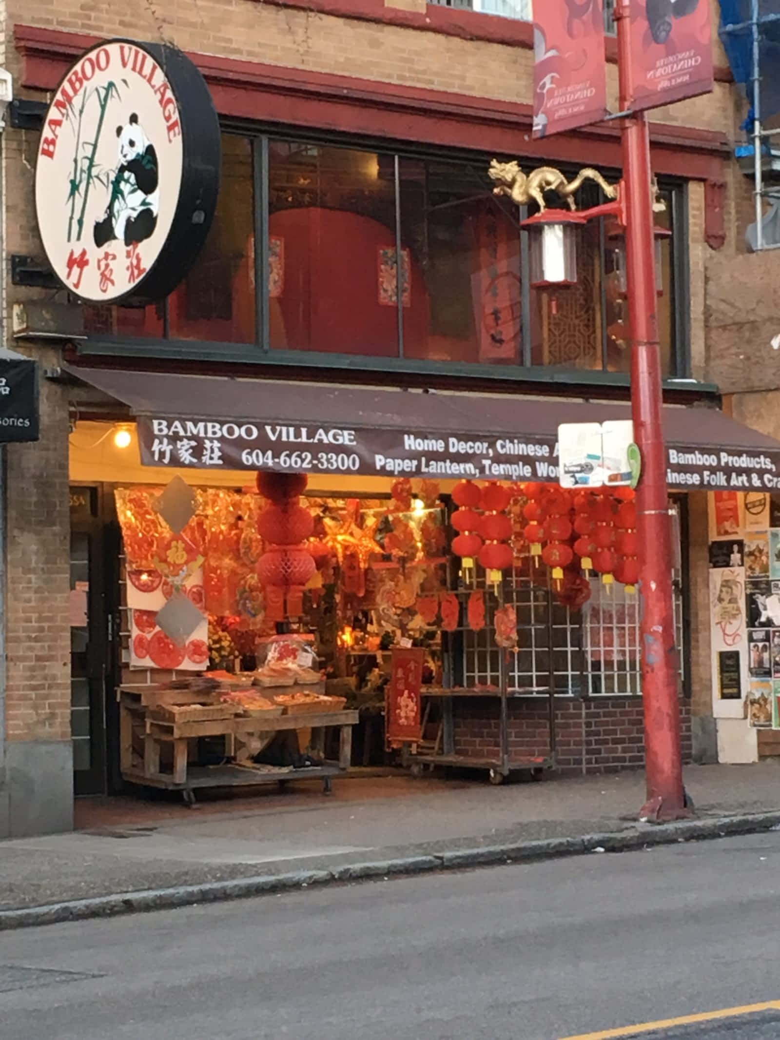 Bamboo Village Trading Co Ltd Opening Hours 135E Pender St E, Bsmt