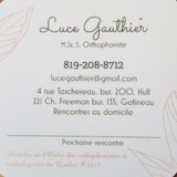 View Orthophonie Luce Gauthier’s Ottawa profile