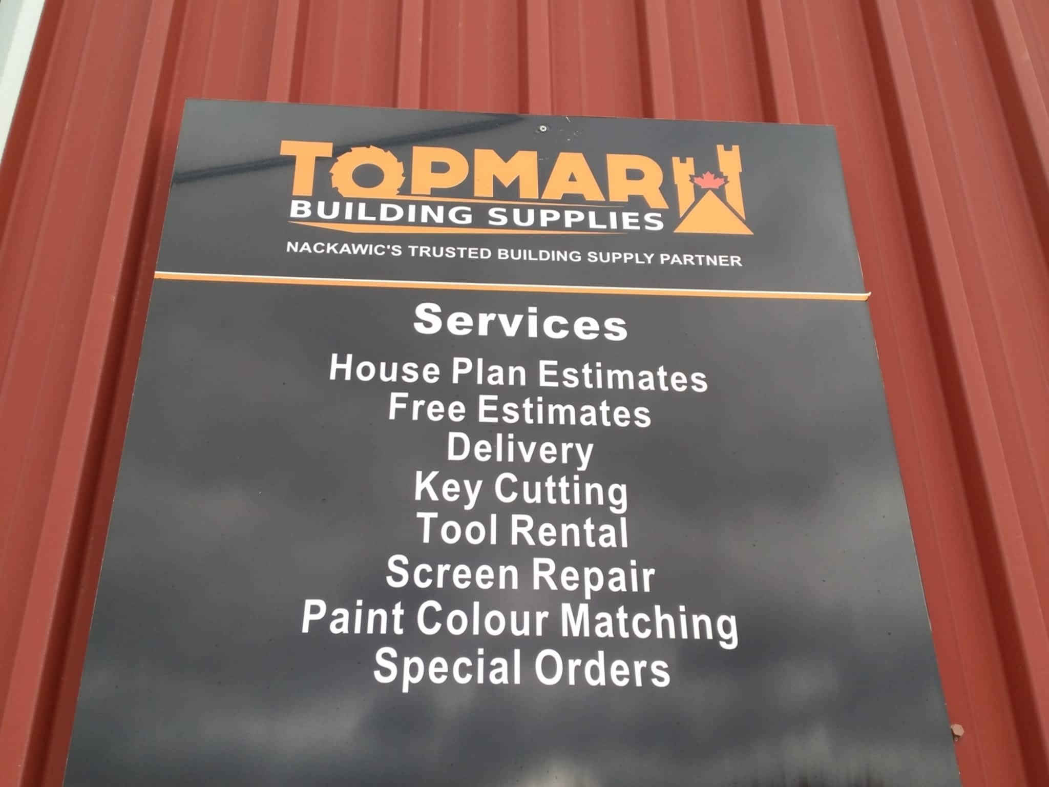 photo Topmar Building Supplies