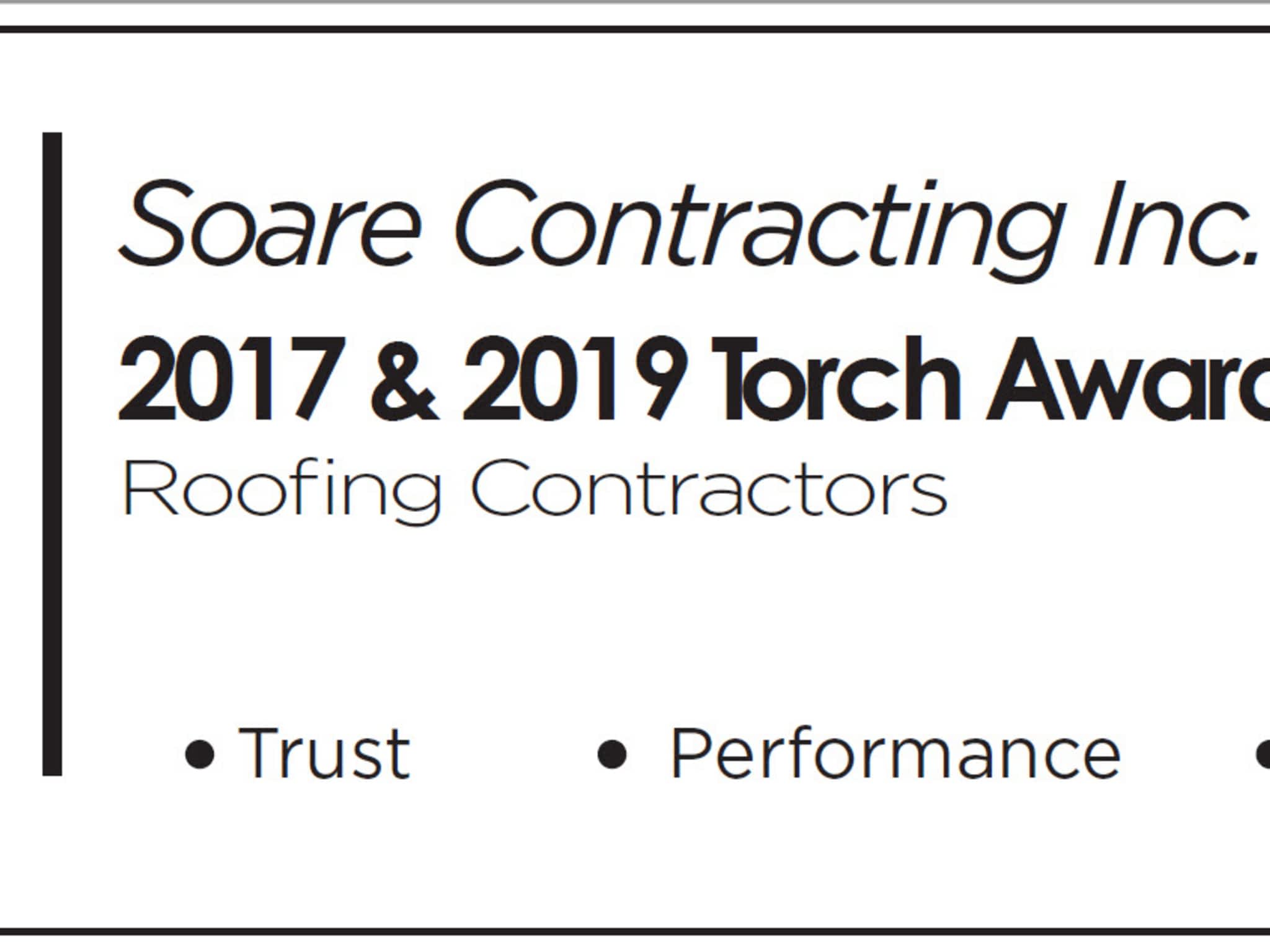 photo Soare Contracting Inc