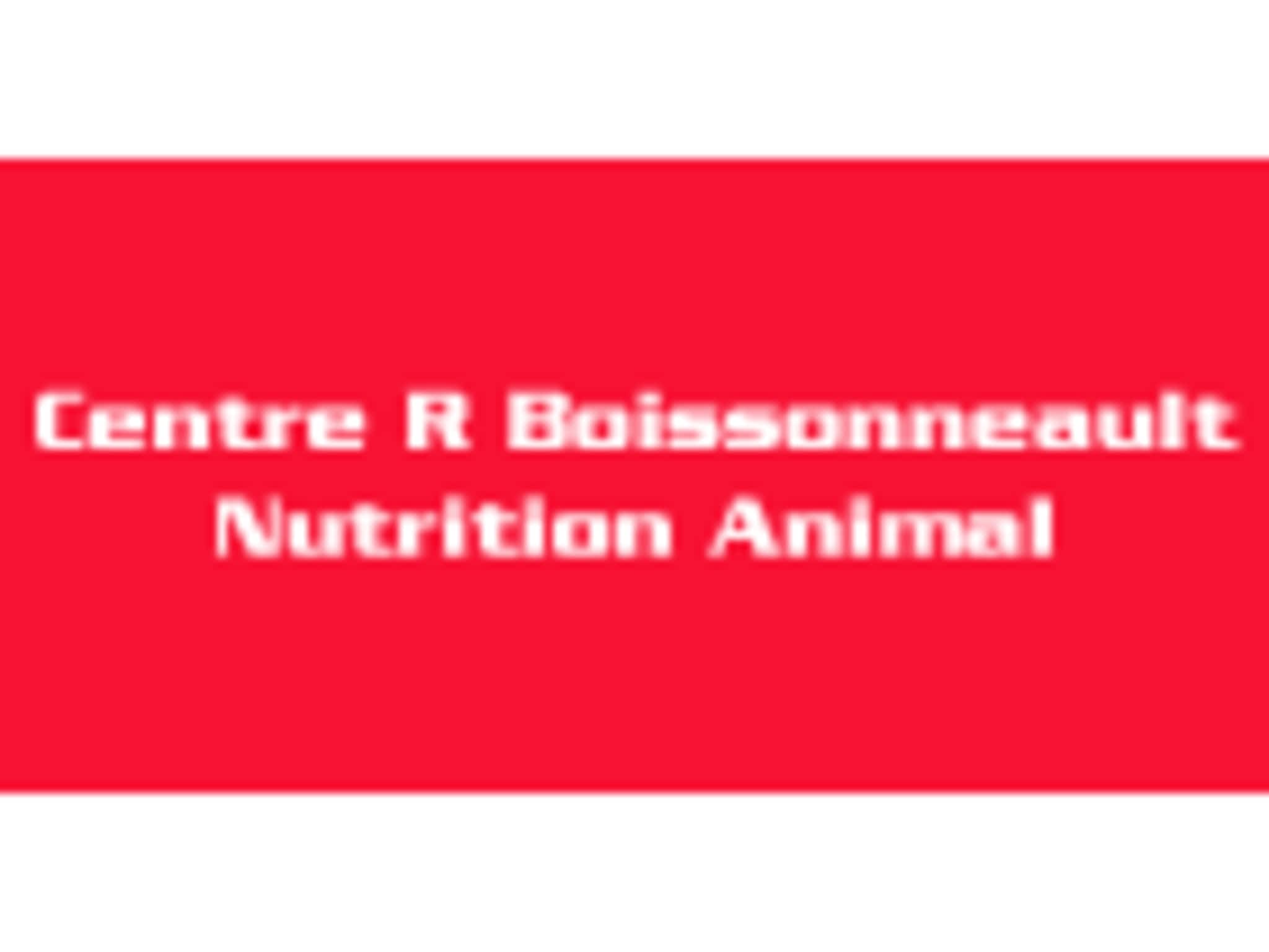 photo Centre R Boissonneault - Nutrition Animal