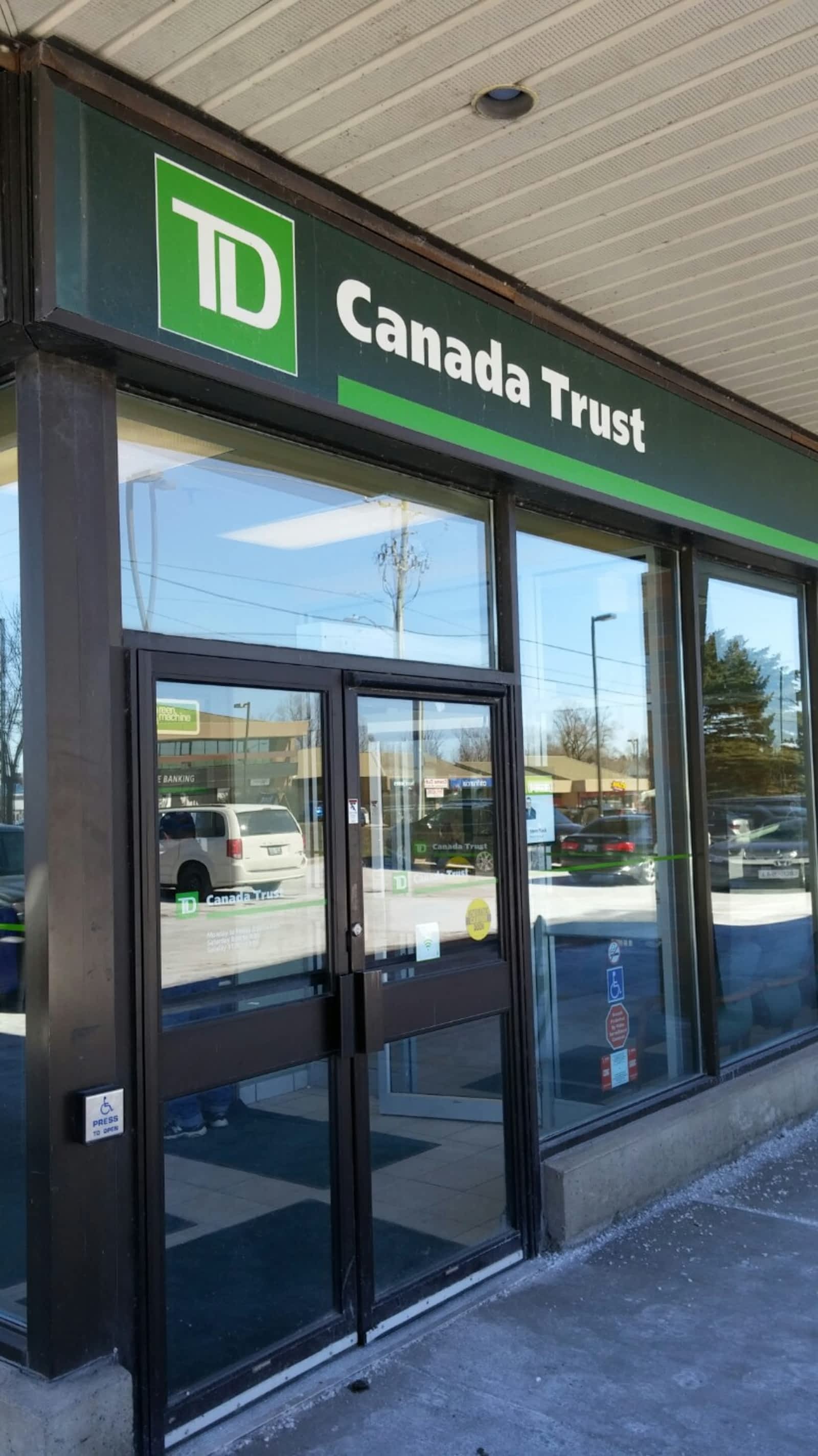 TD Canada Trust Branch and ATM  Opening Hours  22 Stevenson Rd