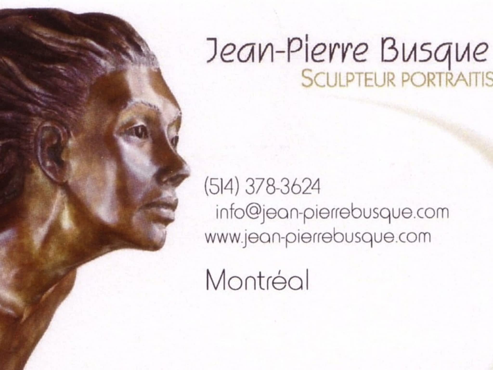 photo Jean-Pierre Busque Sculpteur-Portraitiste