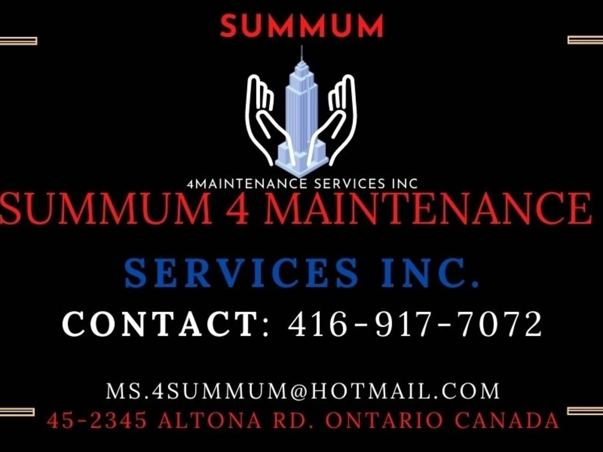 photo Summum 4 Maintenance Services Inc.