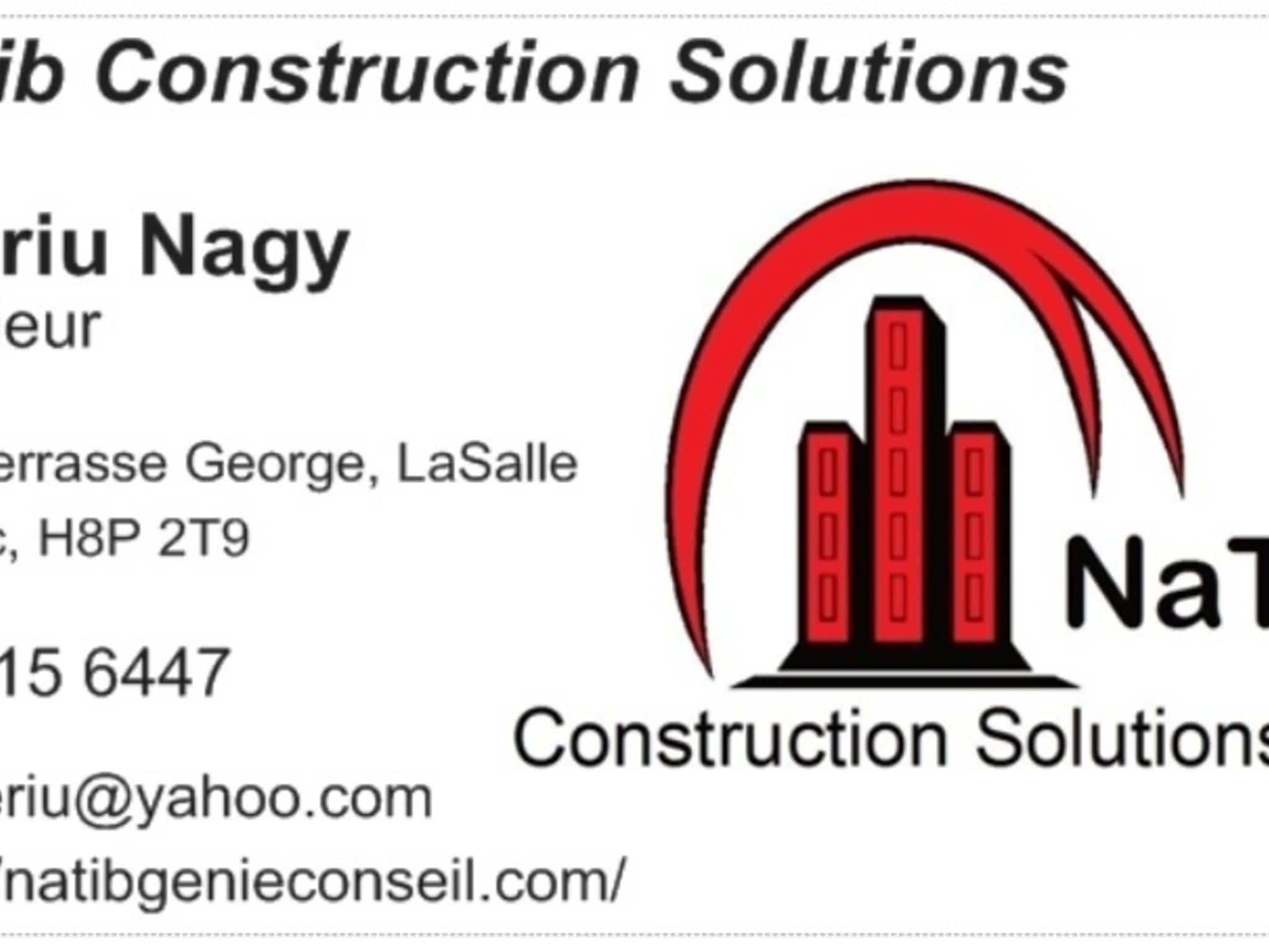 photo NaTib Construction Solutions Inc