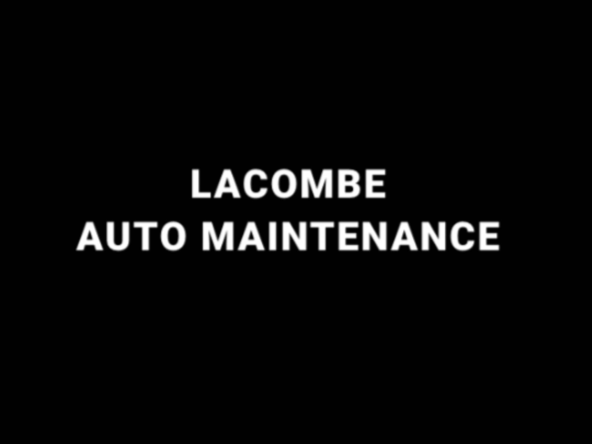 photo Lacombe Auto maintenance