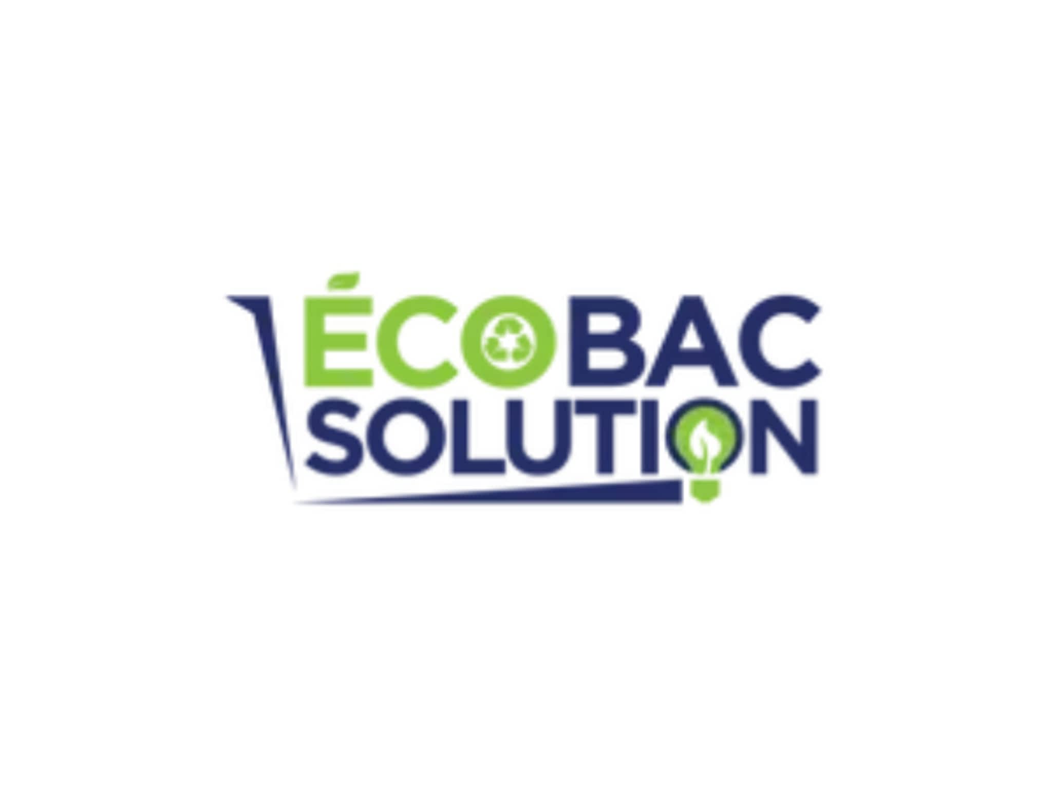 photo Éco Bac Solution Inc.