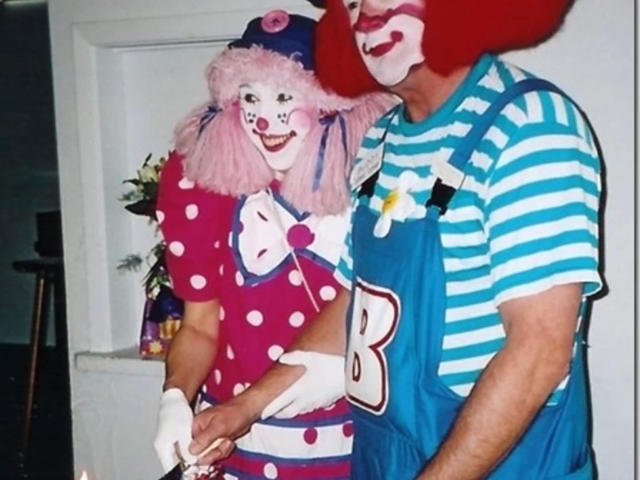photo A Couple Of Real Clowns Buddy Or Button