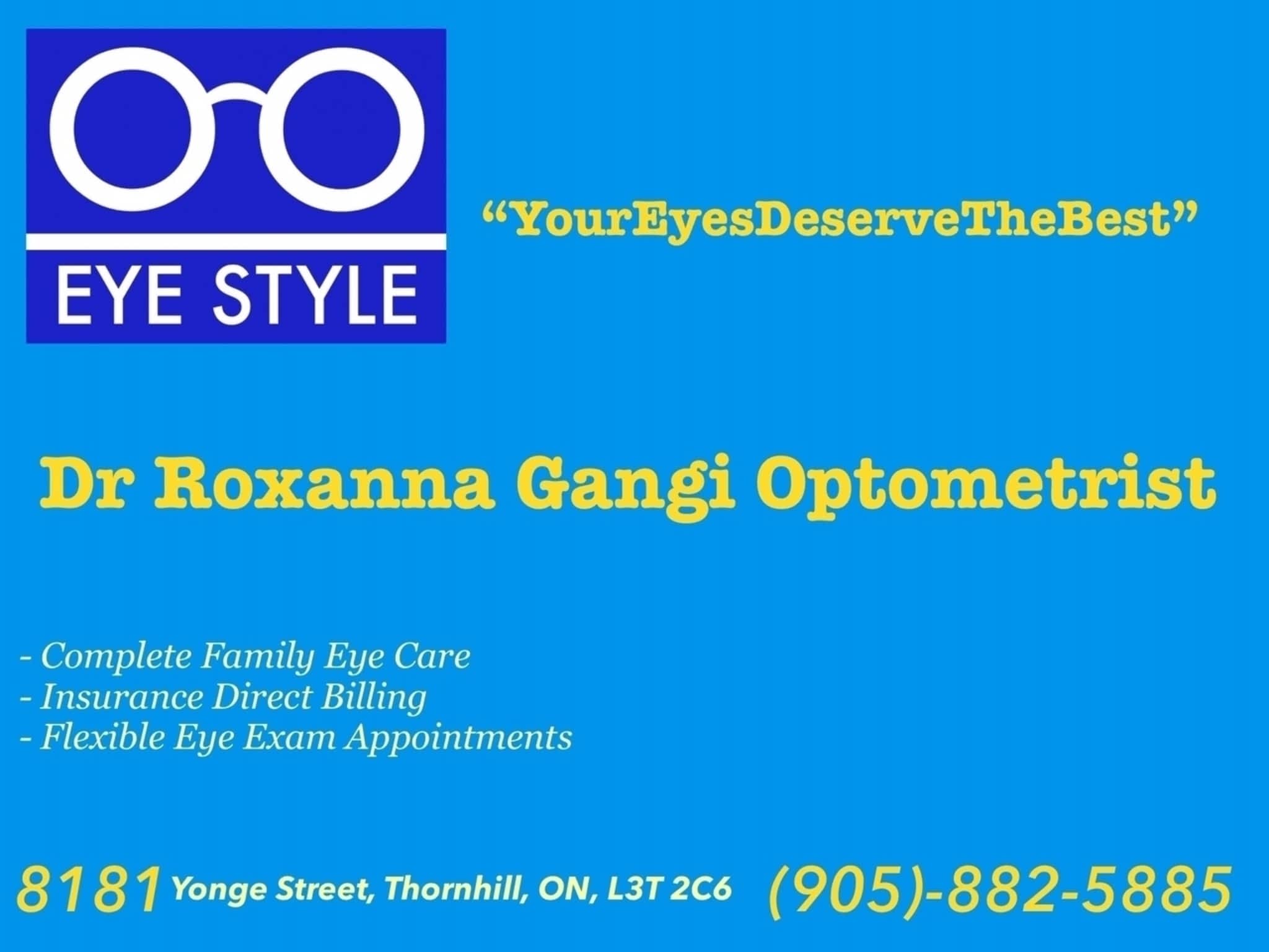 photo Dr. Roxanna Gangi Optometry