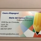 Maria Del Carmen Borgia Cours d'Espagnol - Écoles et cours de langues