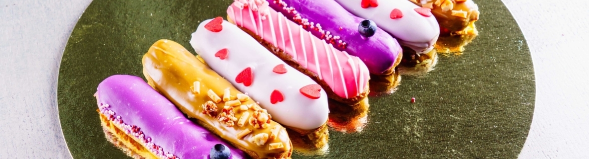 Decadent, delicious éclairs in Edmonton