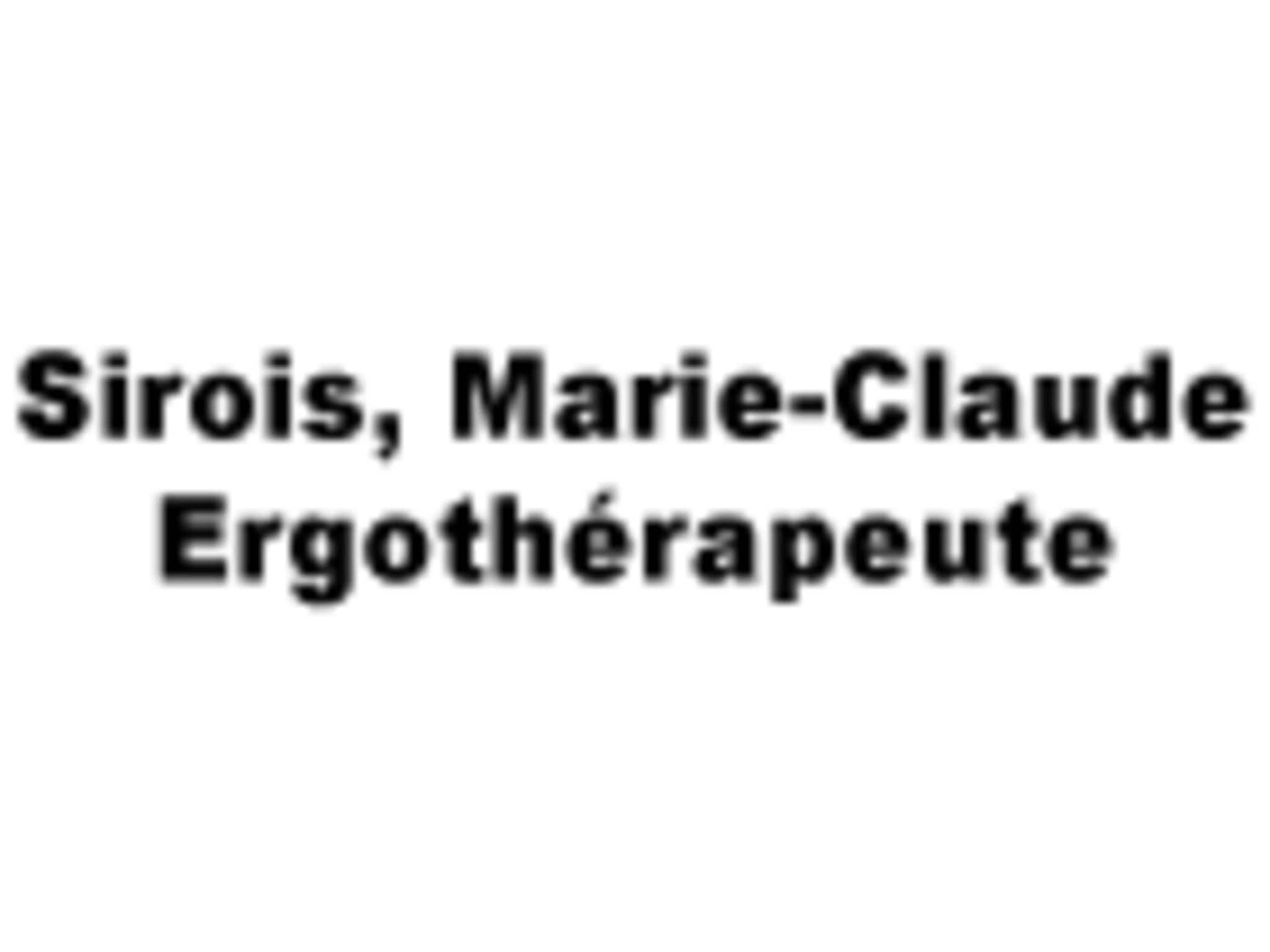 photo Service d'ergotherapie Marie-Claude Sirois