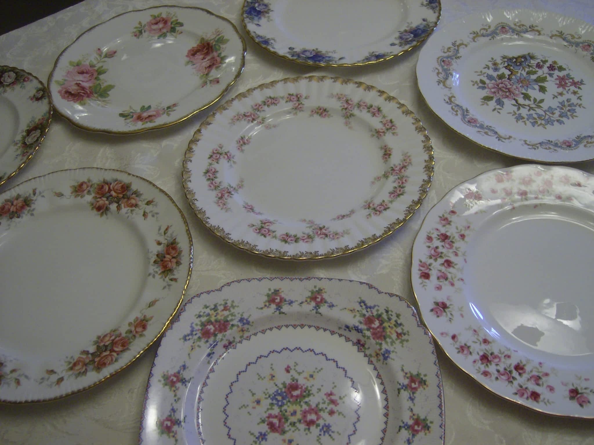 photo Vintage Tea Party Fine China Rentals