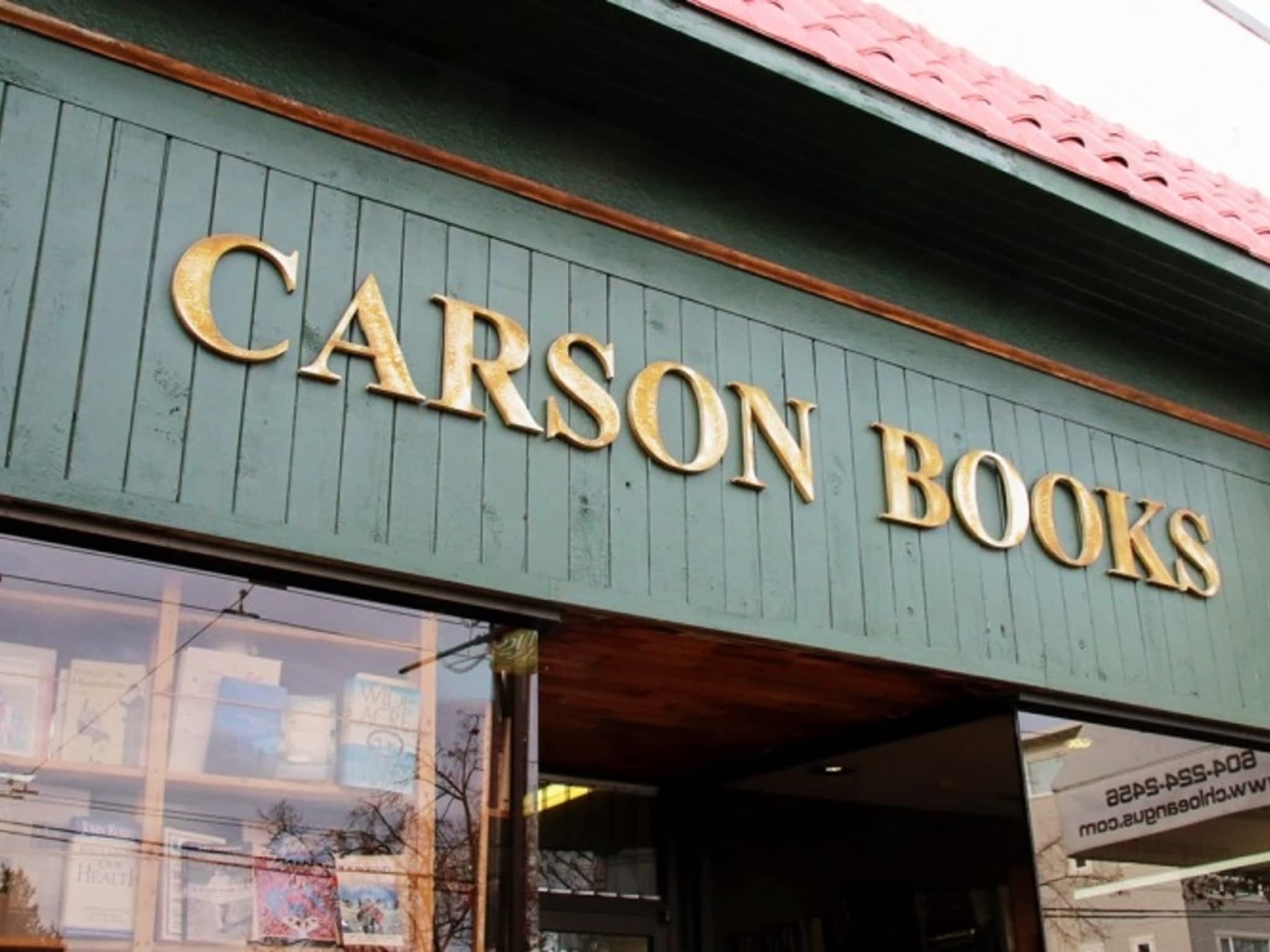 photo Carson Books Ltd
