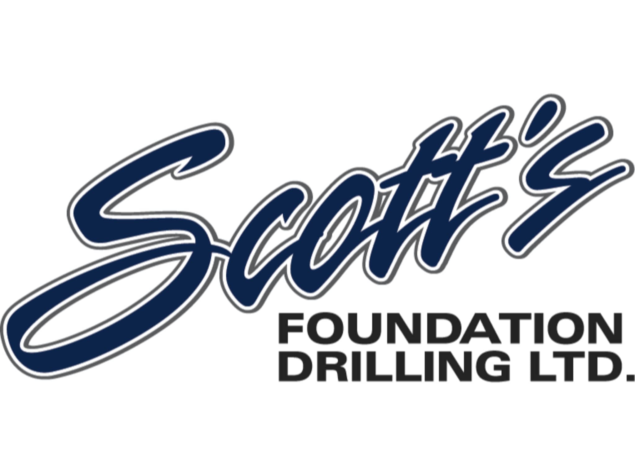 photo Scott's Foundation Drilling Ltd.