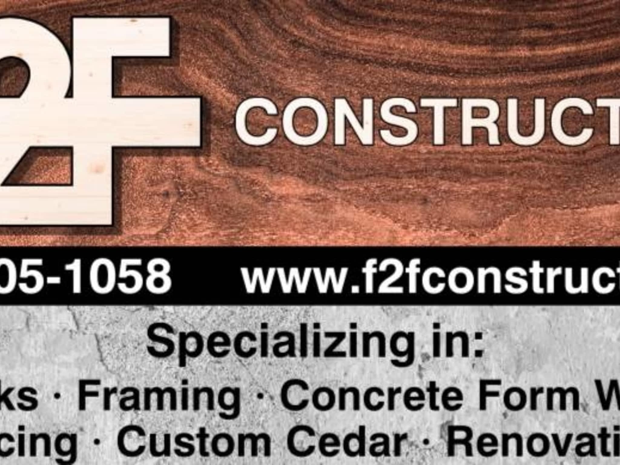 photo F2F Construction