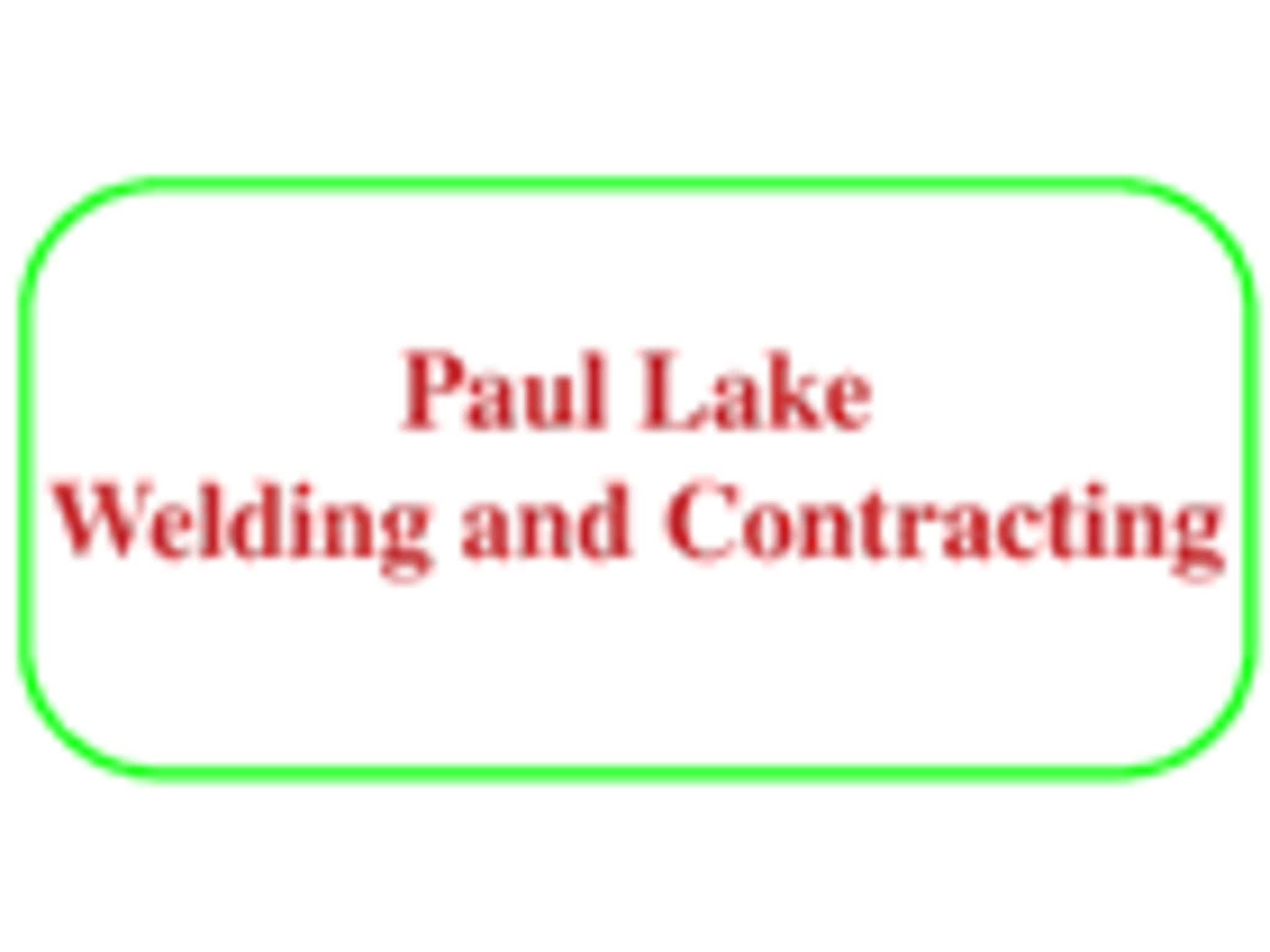 photo Paul Lake Welding and Contracting