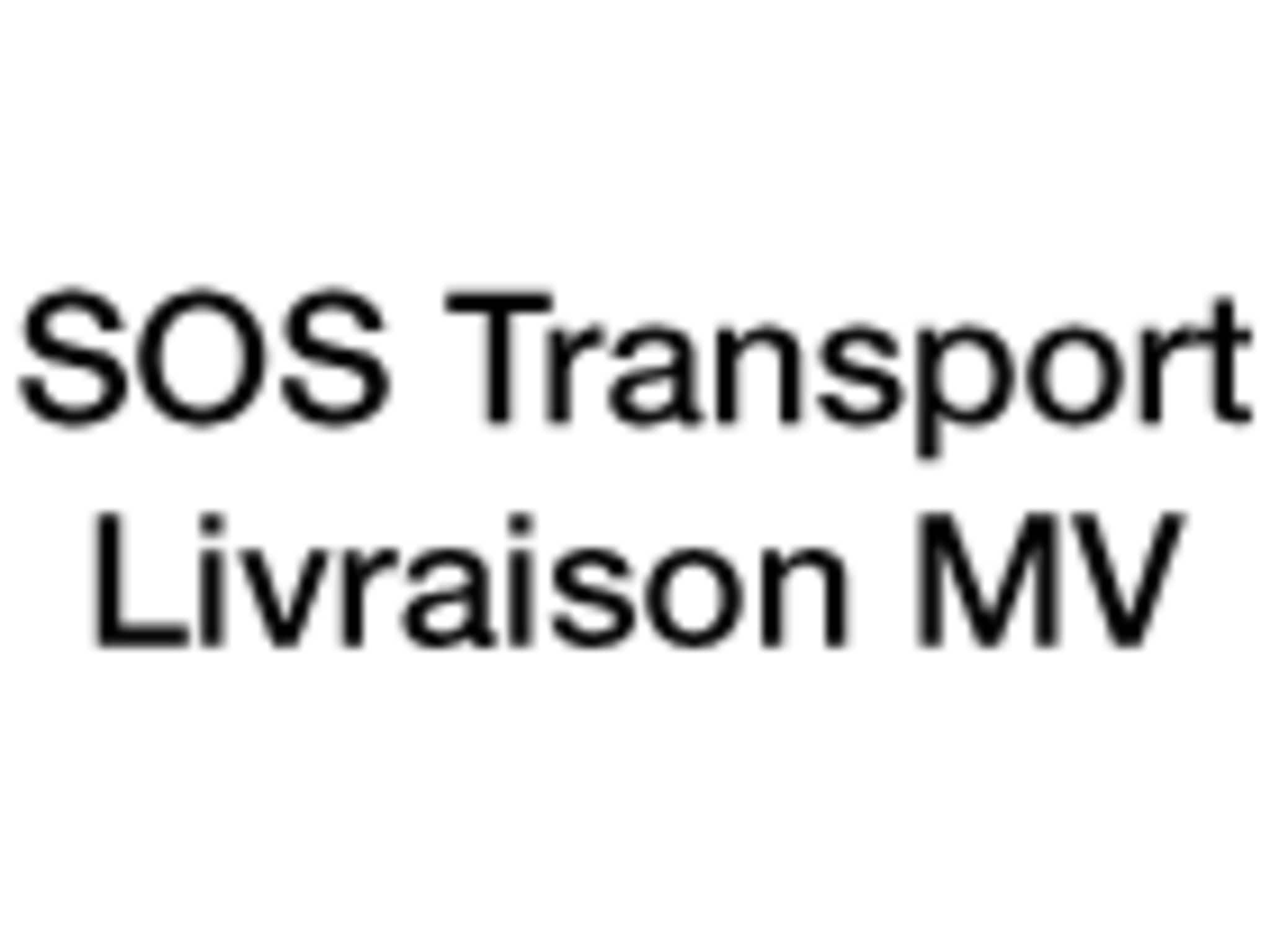 photo SOS Transport Livraison MV