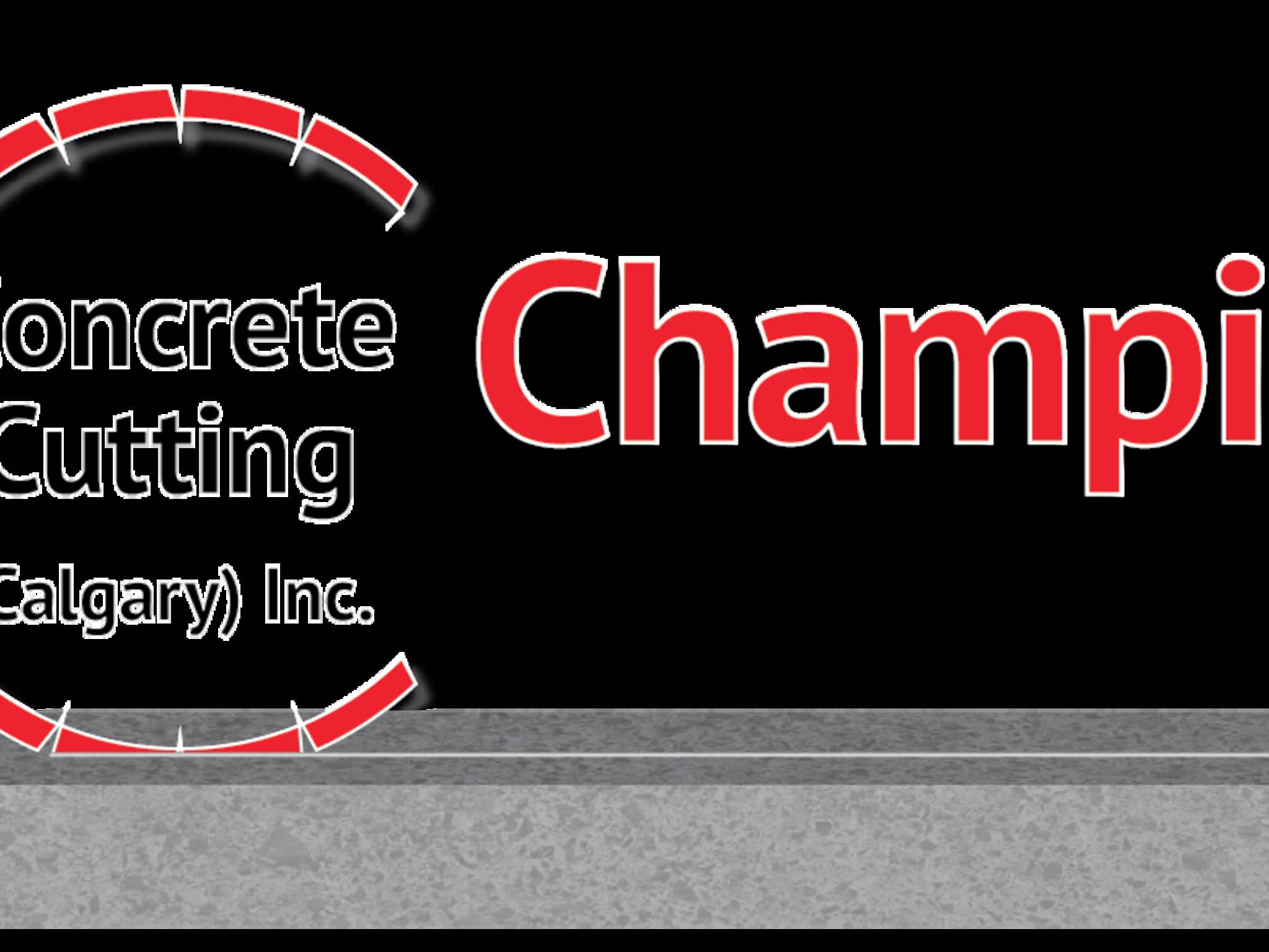 photo Champion Concrete Cutting (Calgary) Inc