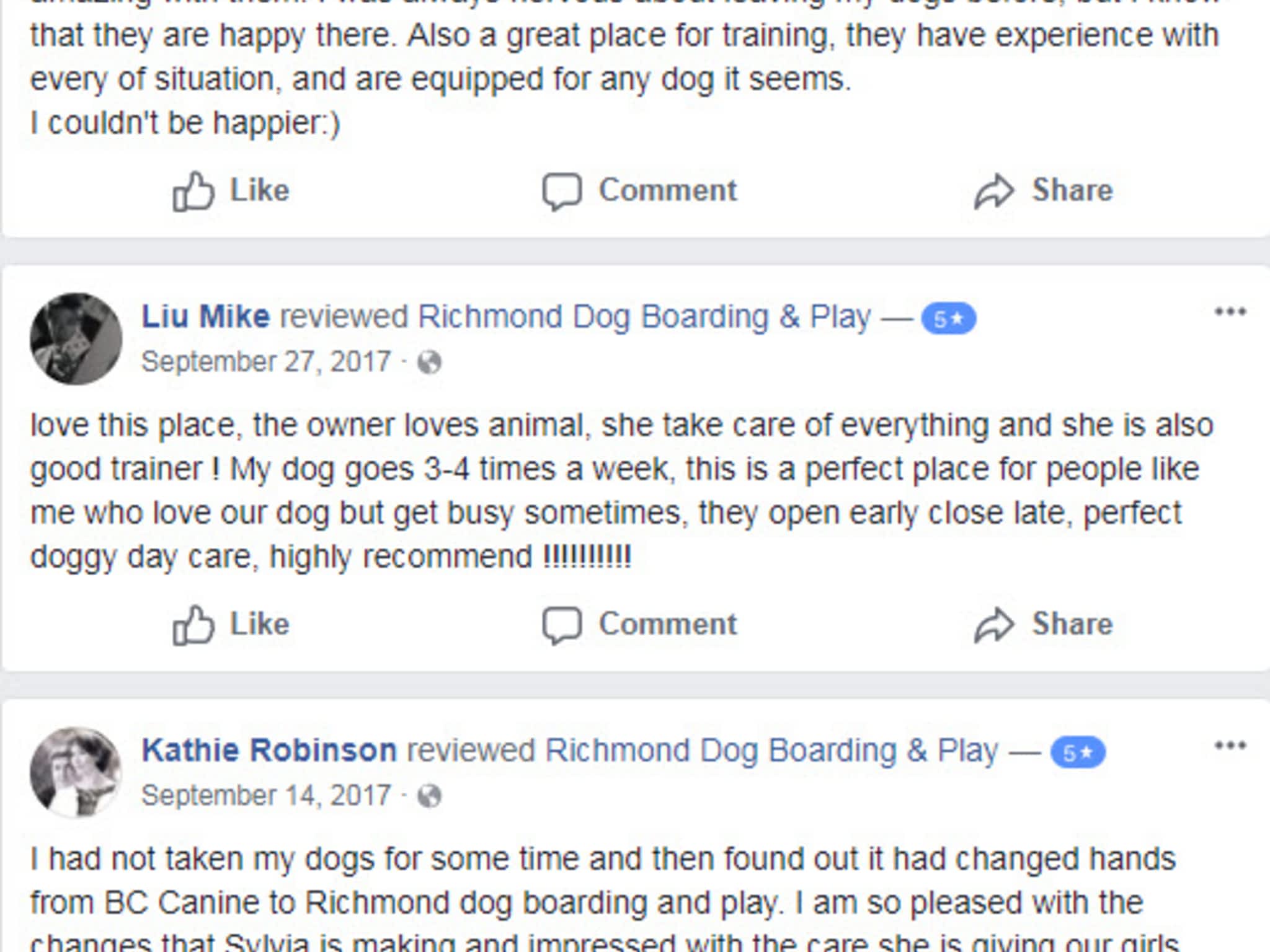 Richmond Dog Boarding and Play Richmond, BC 13800 No. 3 Rd Canpages