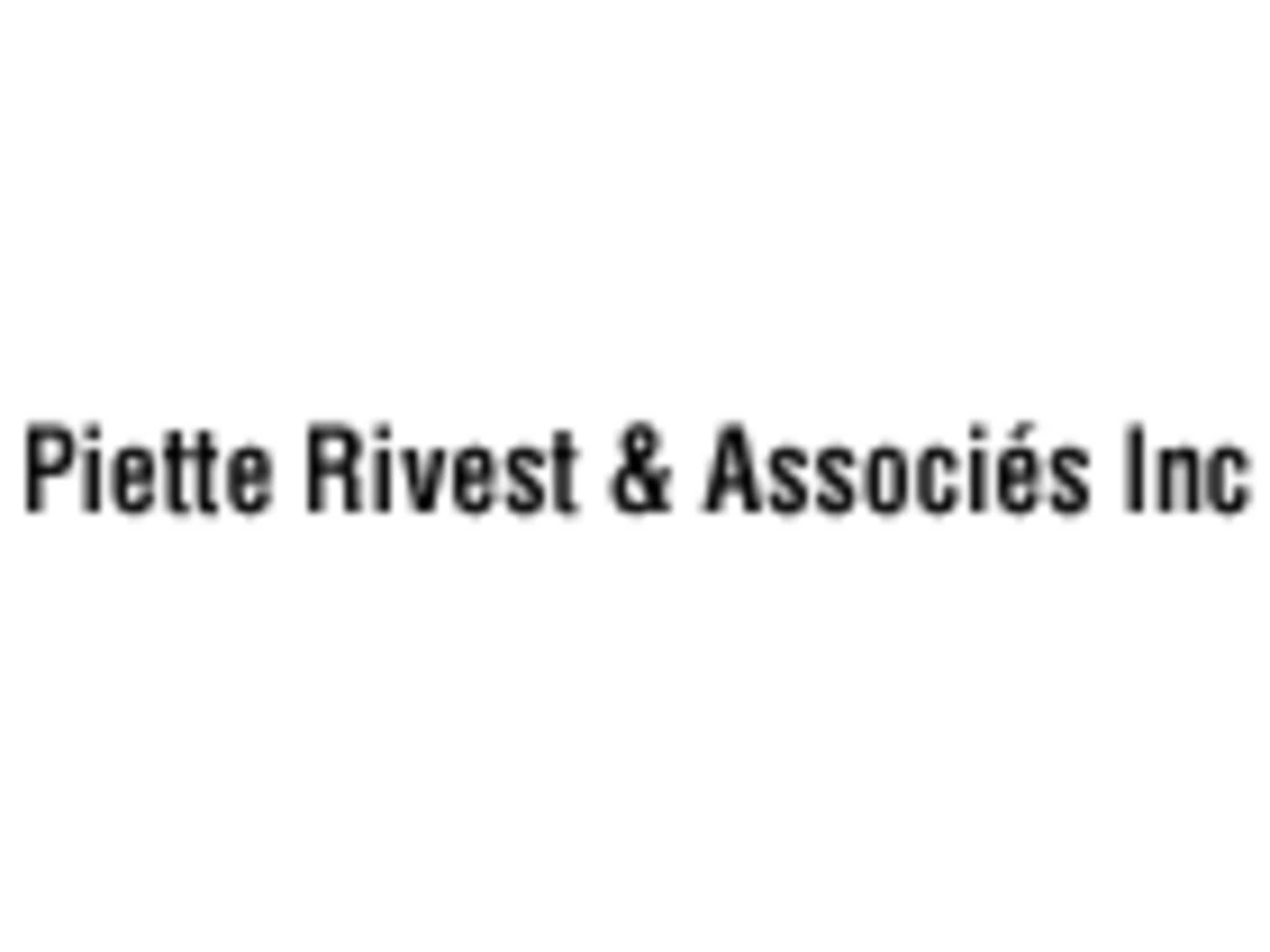 photo Piette Rivest & Associés Inc