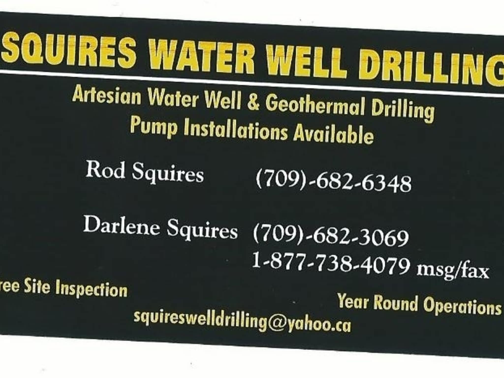 photo Squires Water Well Drilling Inc