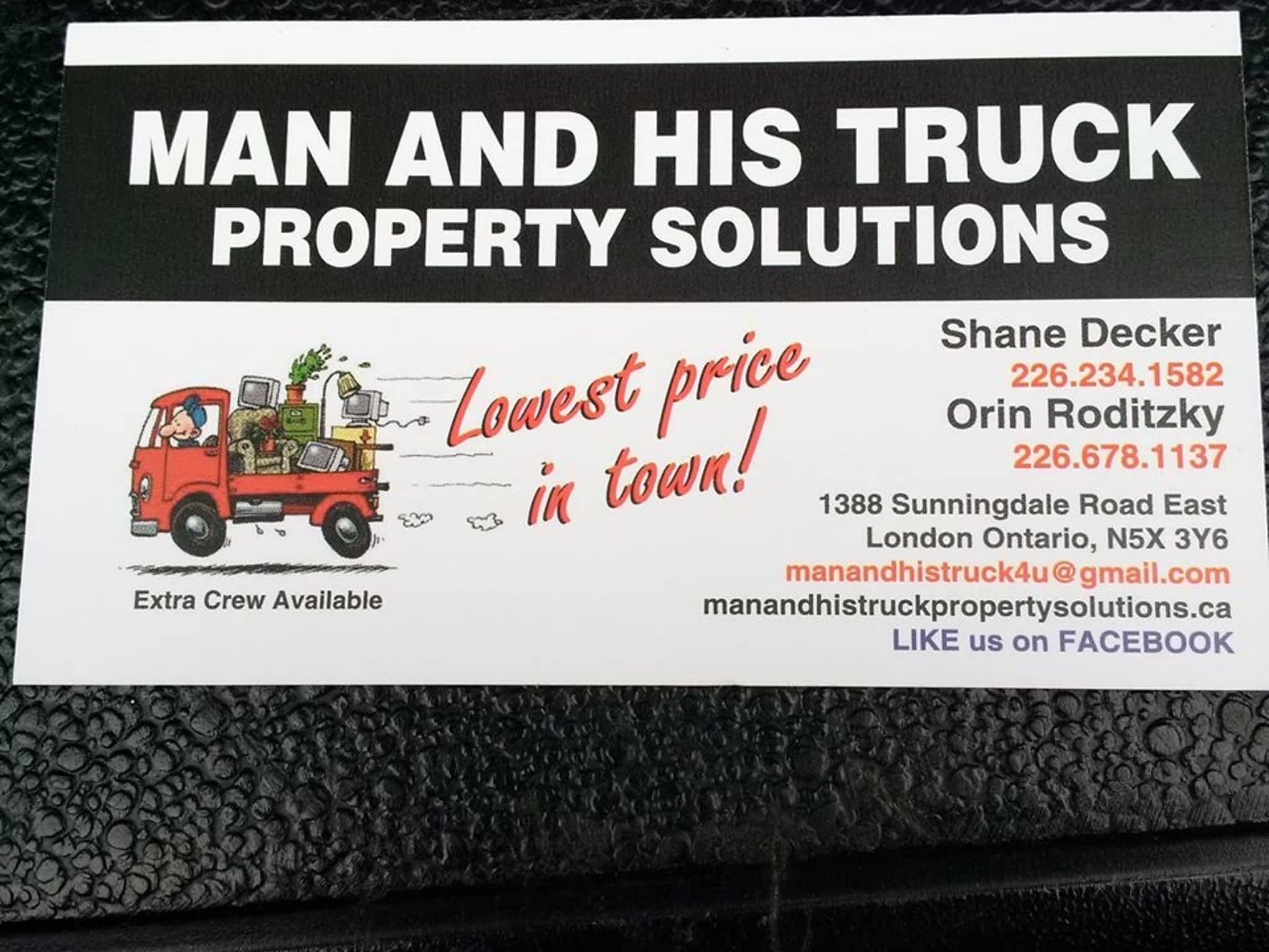 photo Man And His Truck Property Solutions