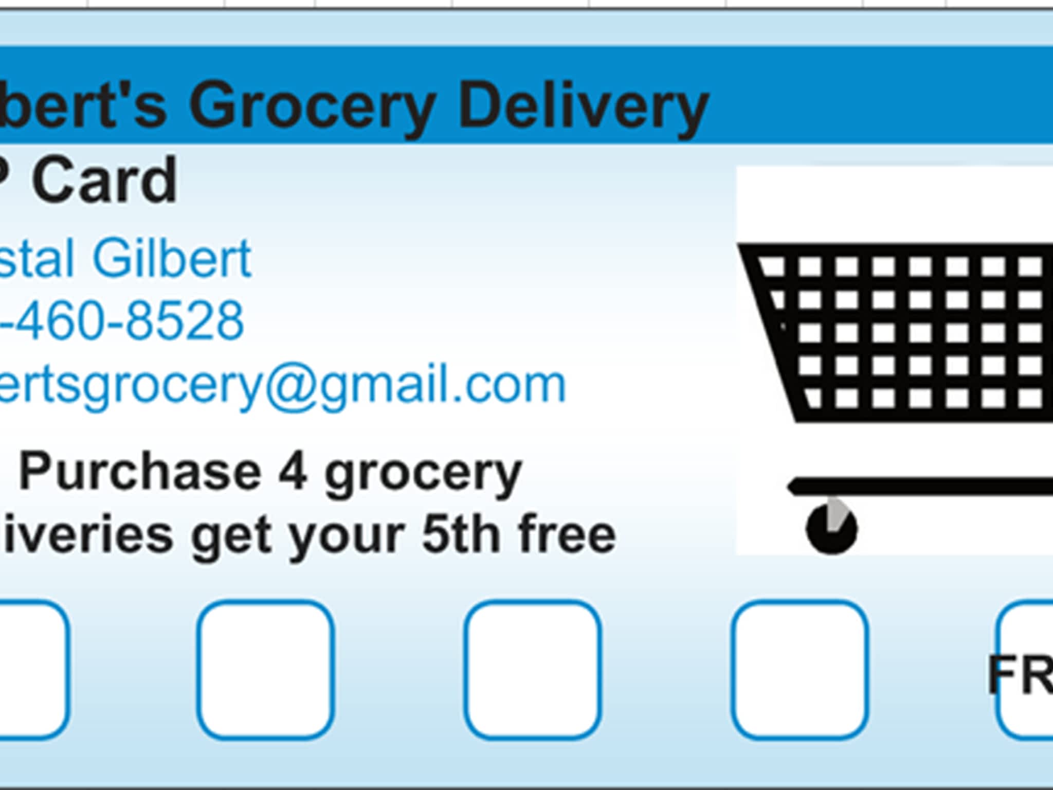 photo Gilbert's Grocery Delivery Service