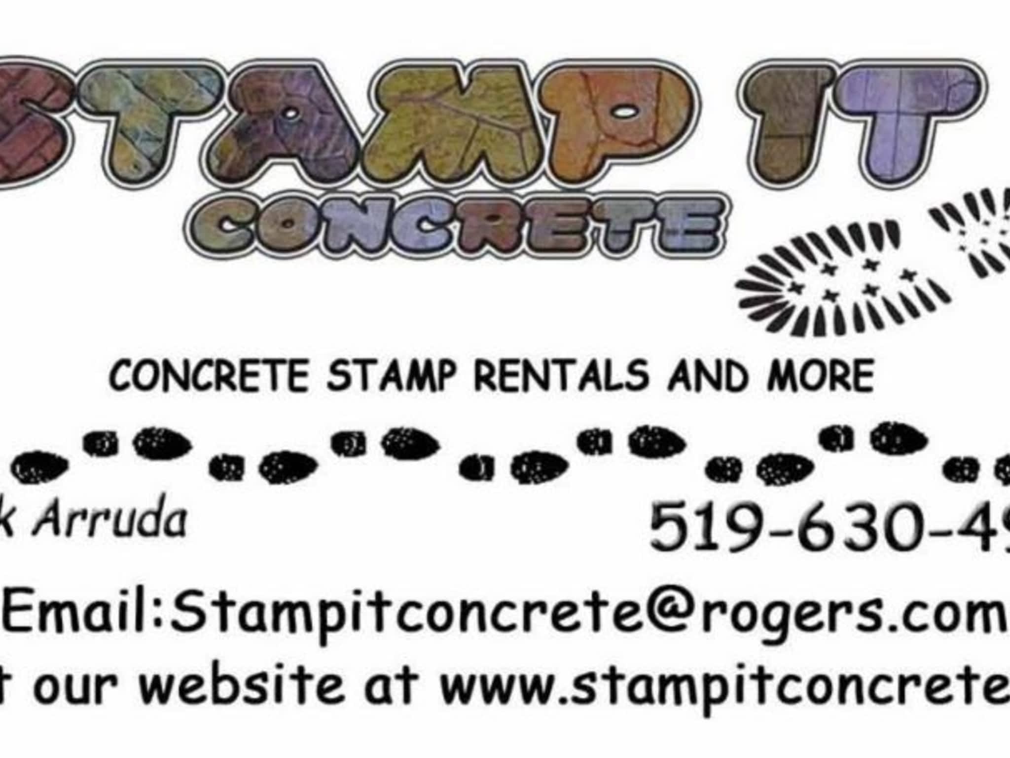 photo Stamp It Concrete