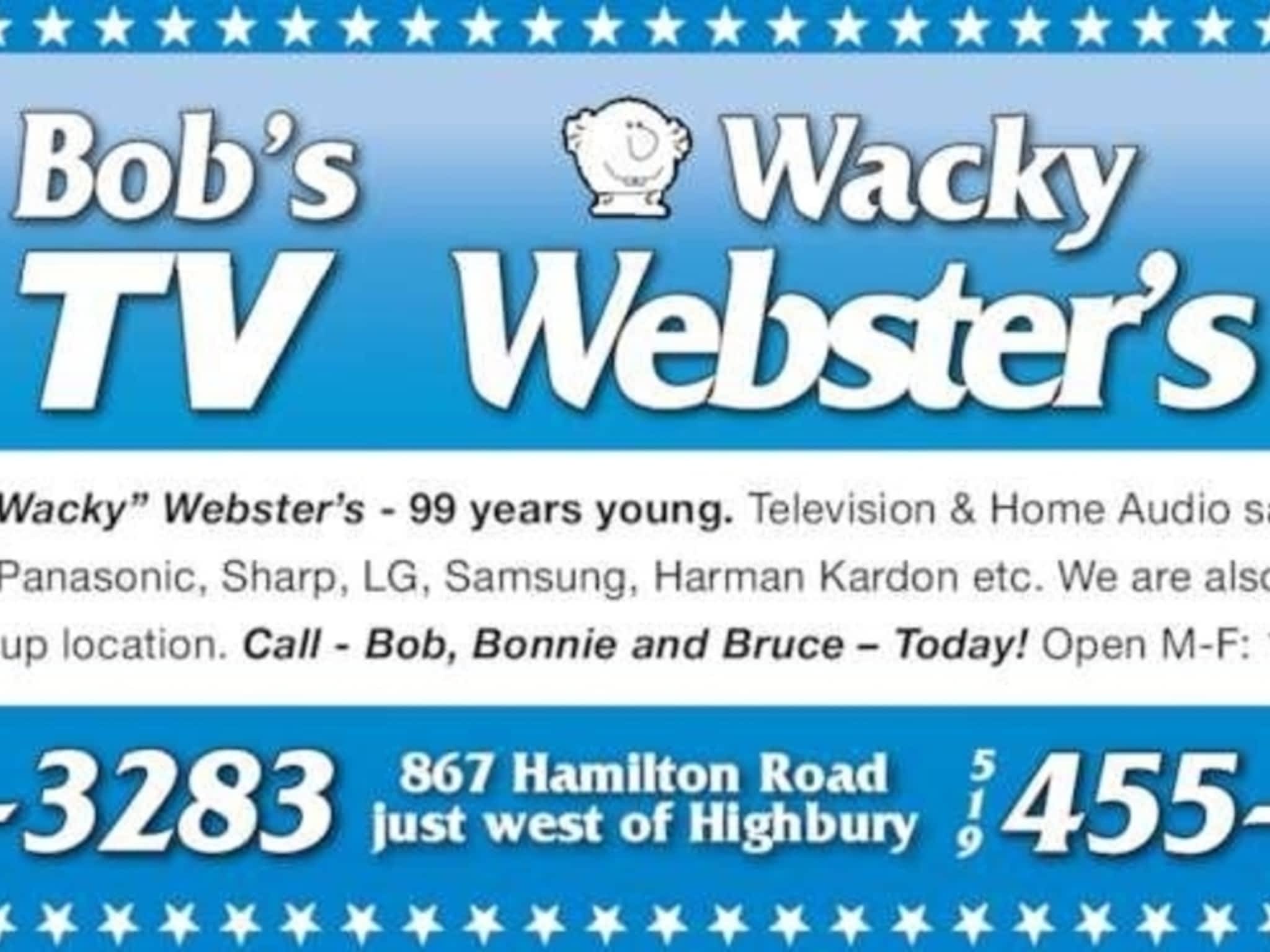 photo Wacky Websters - Bob's TV