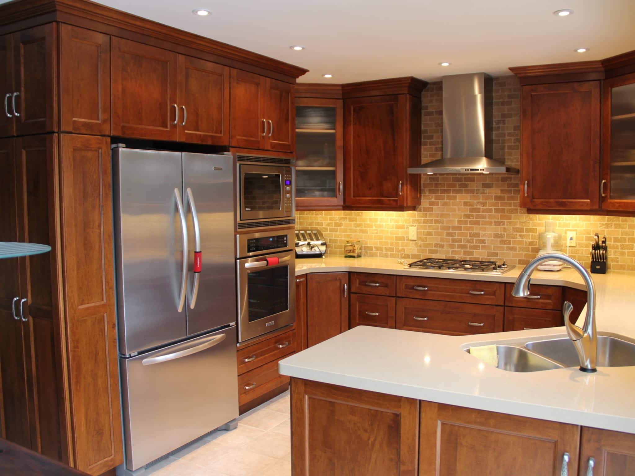 photo Marvin Weber Inc. Custom Kitchen and Bath Cabinetry