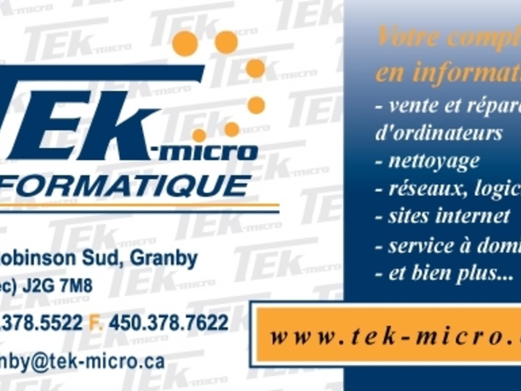 photo Tek-Micro Informatique
