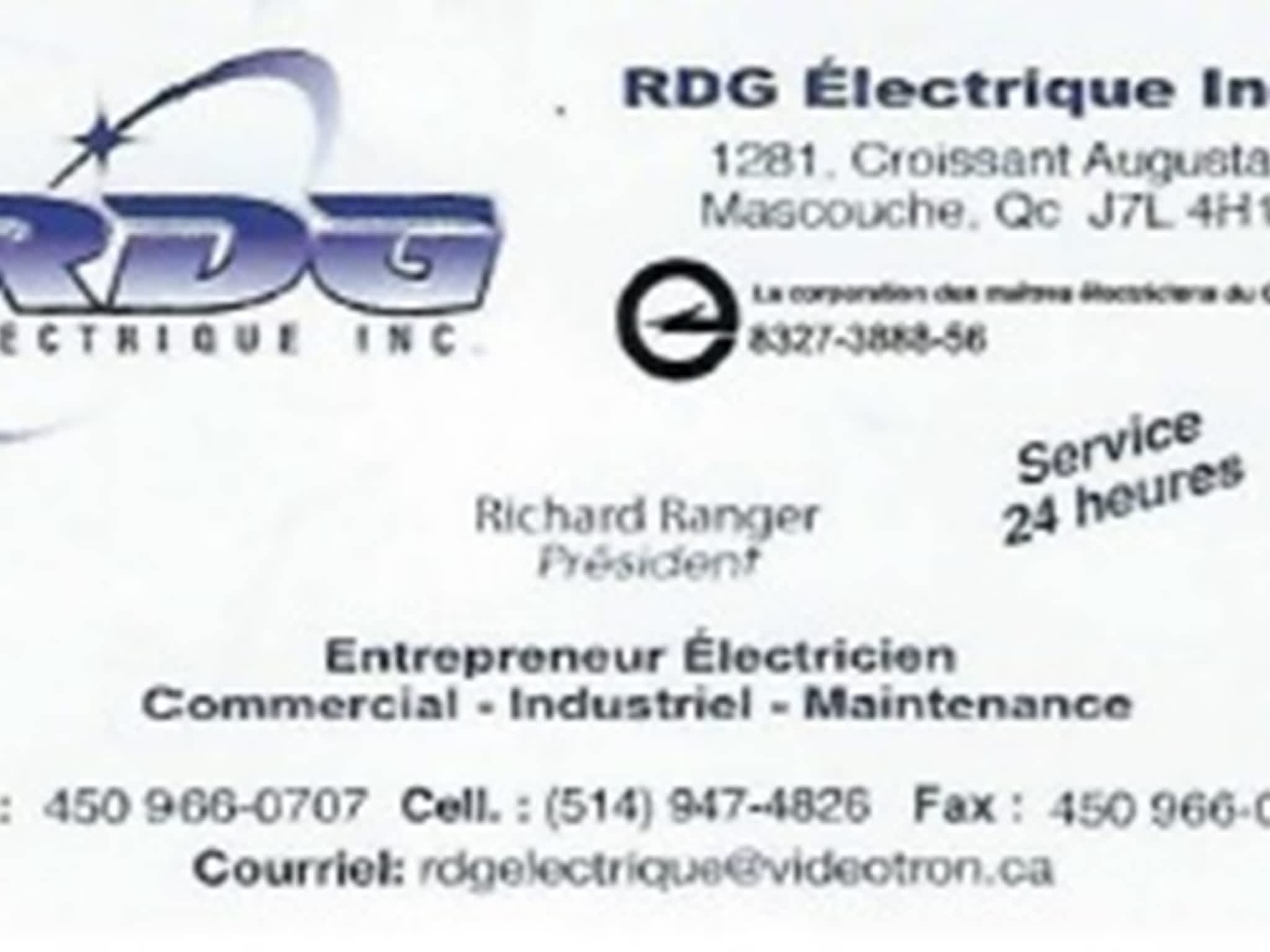 photo RDG Electrique Inc