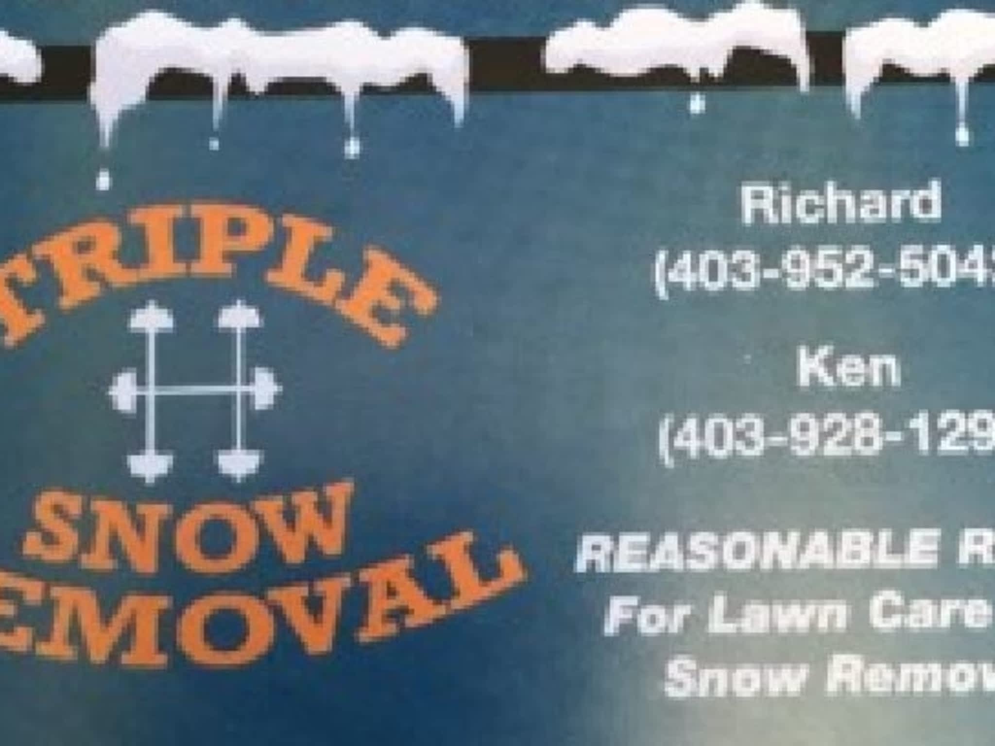 photo Triple H Lawncare and Snow Removal