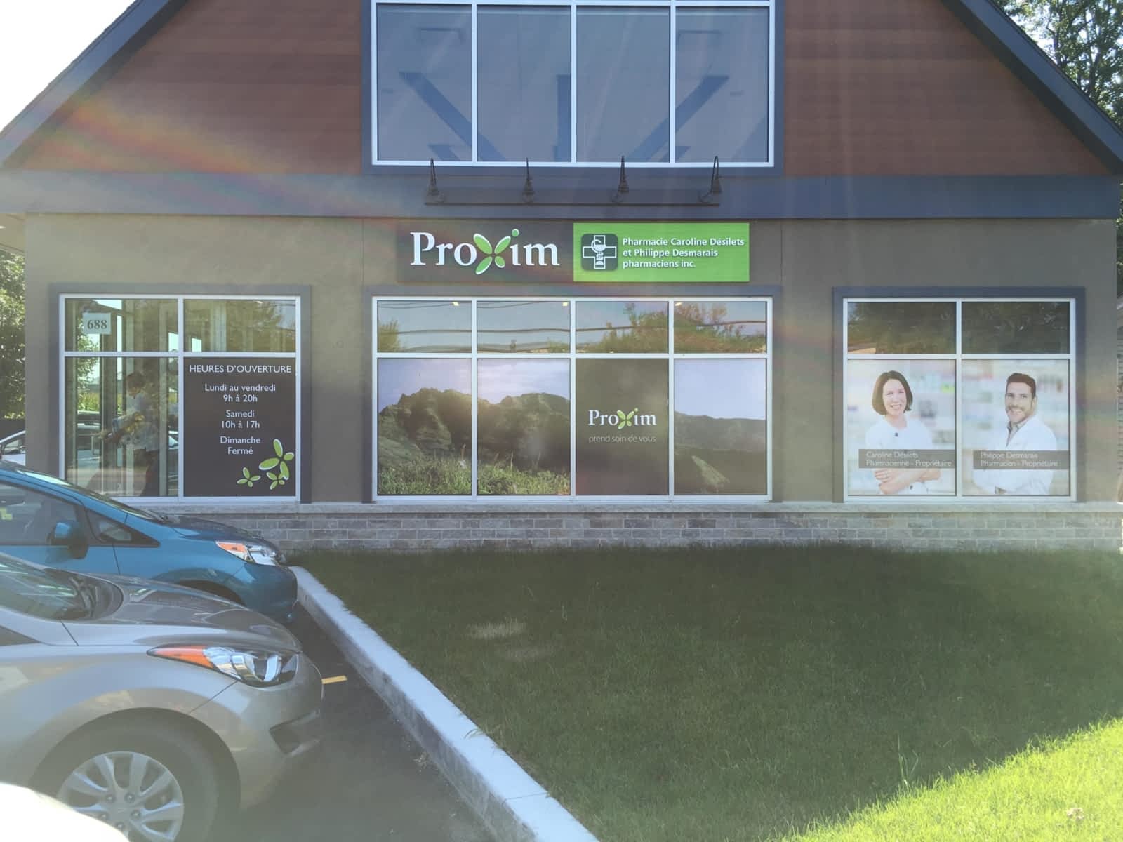 Proxim pharmacie affiliée Désilets et Desmarais Horaire d'ouverture